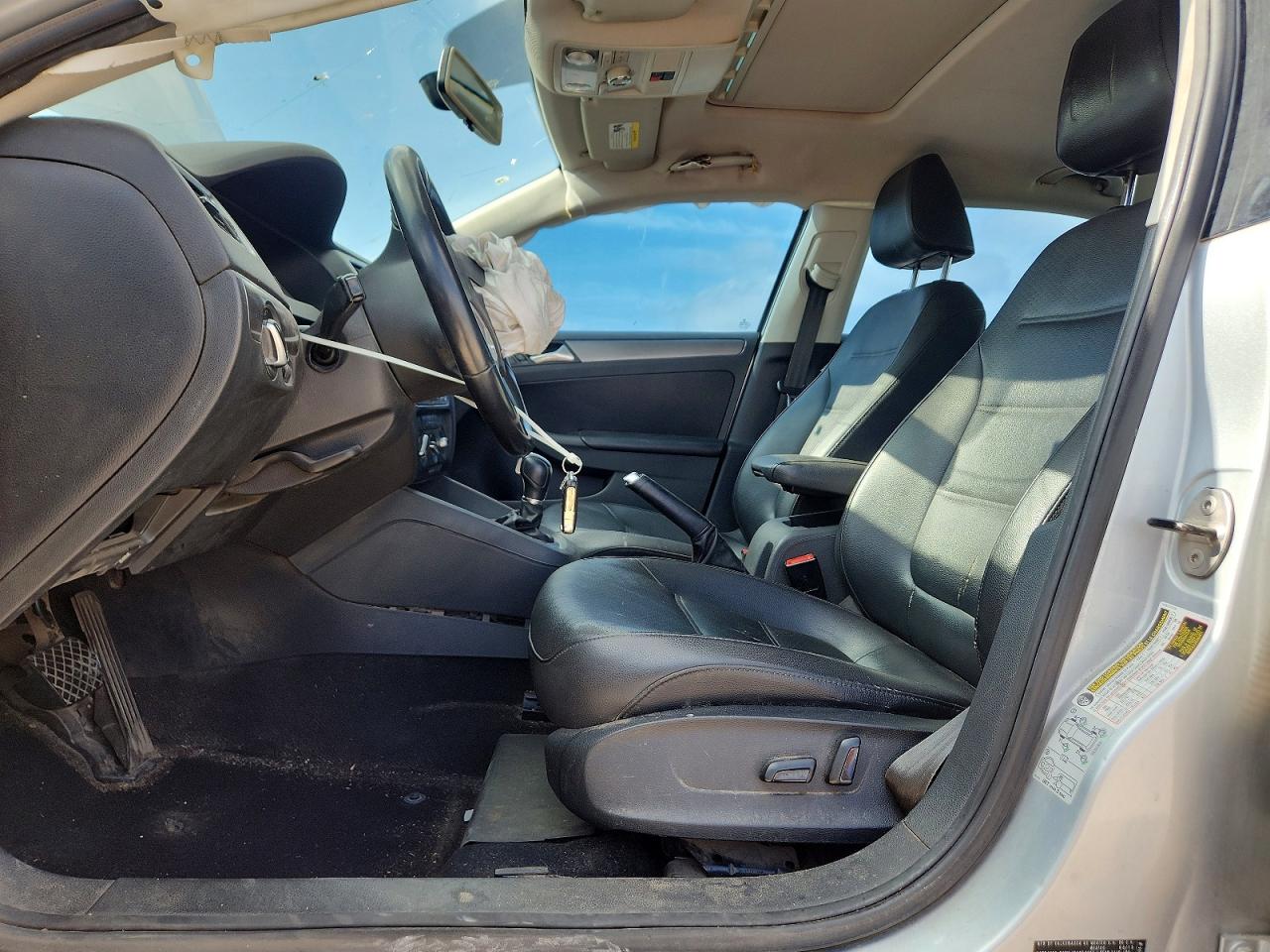 2014 Volkswagen Jetta Tdi Silver vin: 3VWLL7AJ7EM361263