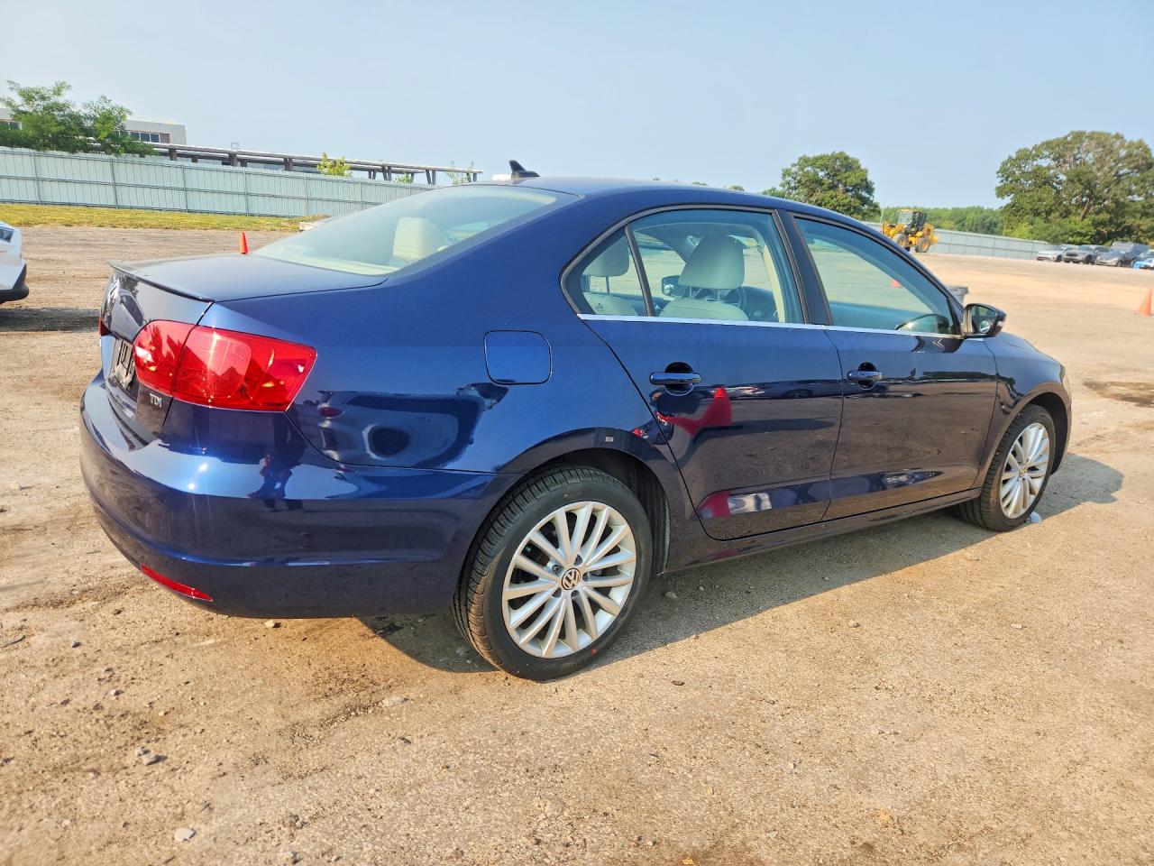 2014 Volkswagen Jetta Tdi Blue vin: 3VWLL7AJ7EM443493