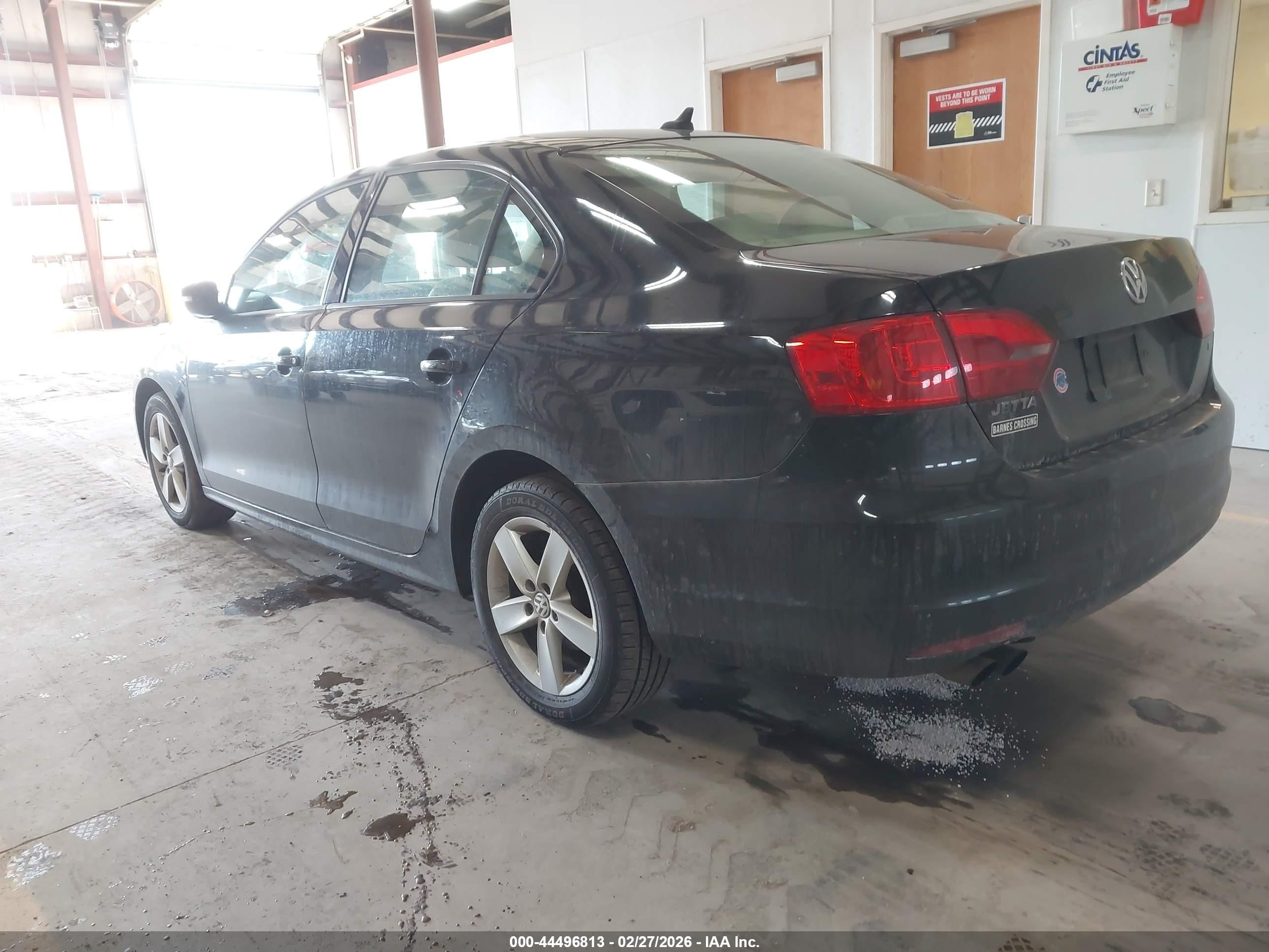 2011 Volkswagen Jetta 2.0l Tdi Black vin: 3VWLL7AJ8BM031174