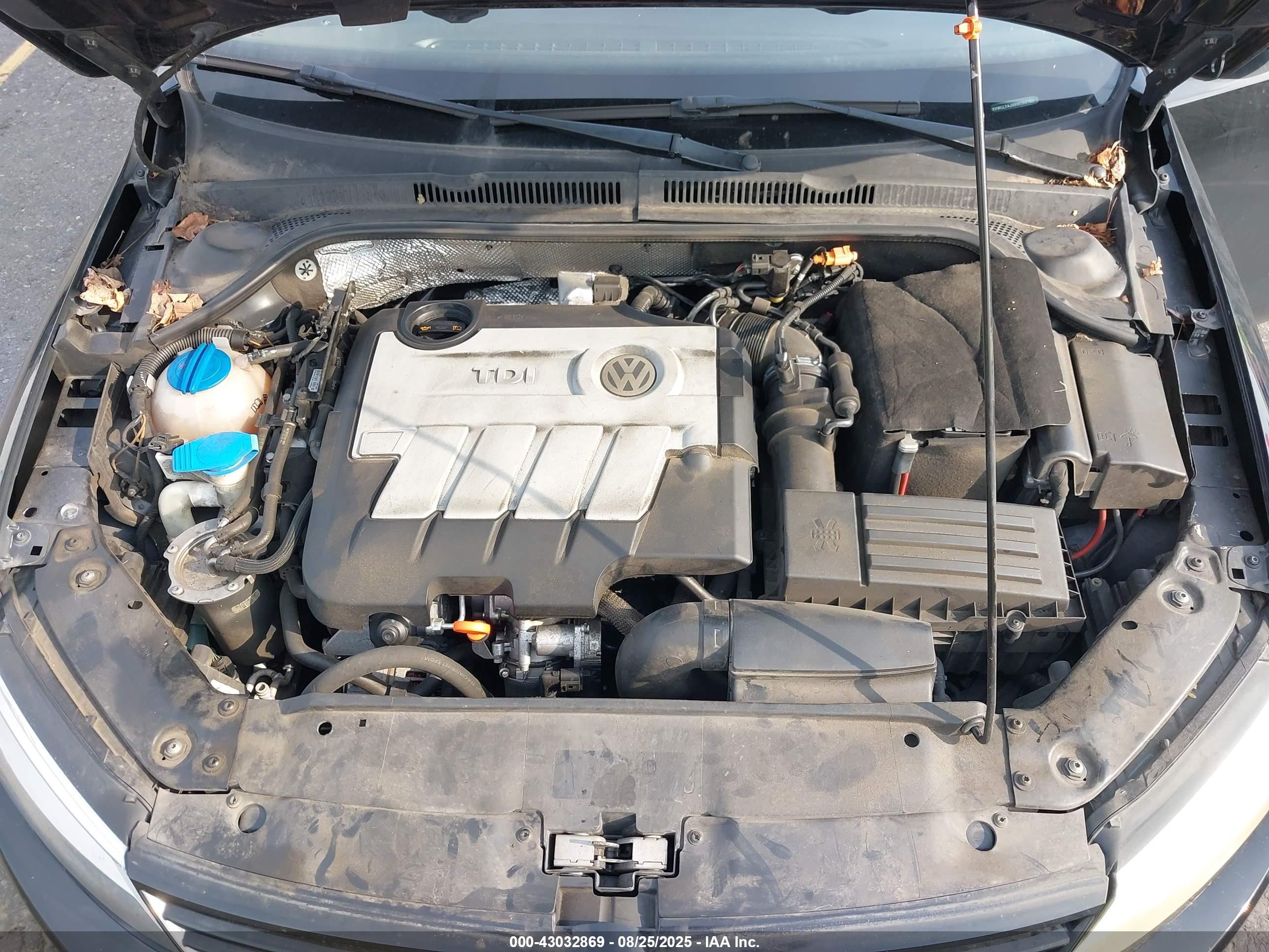 2011 Volkswagen Jetta 2.0l Tdi Black vin: 3VWLL7AJ8BM050193
