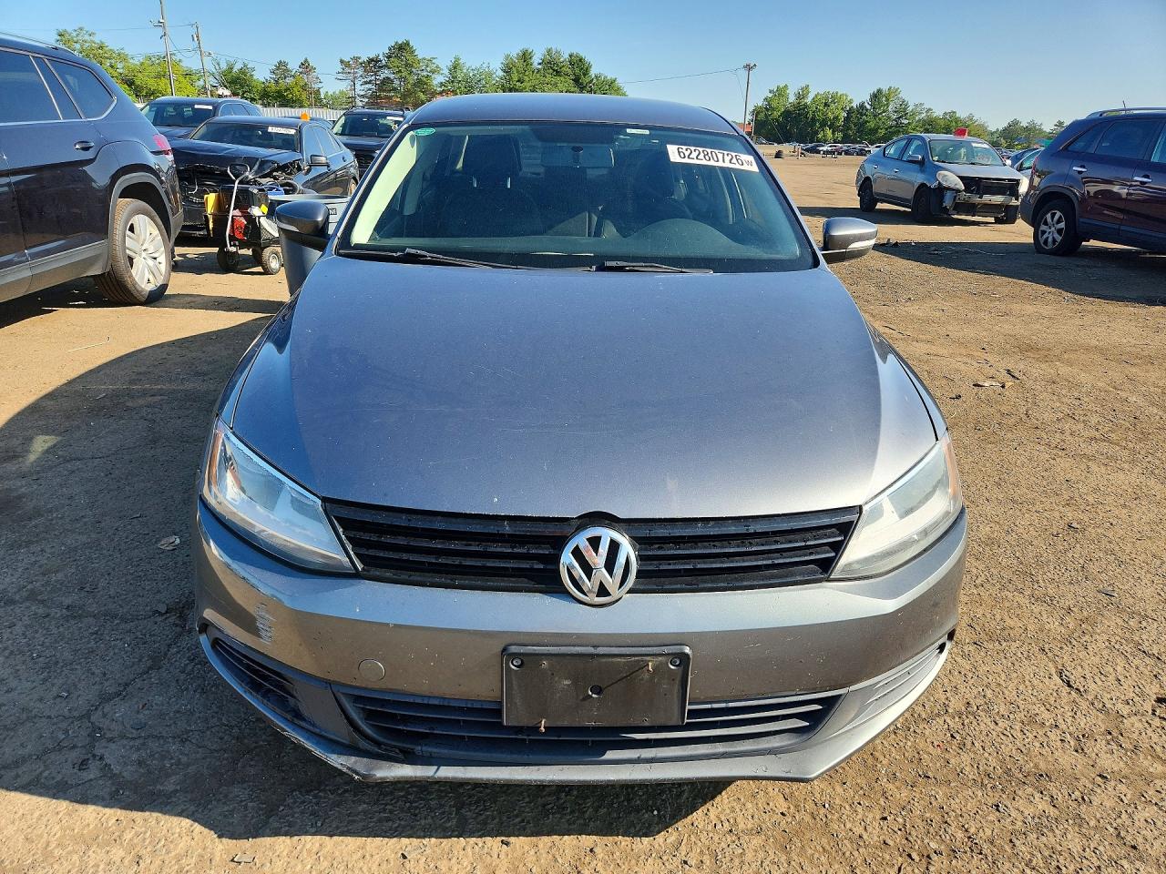 2012 Volkswagen Jetta Tdi Gray vin: 3VWLL7AJ8CM093997