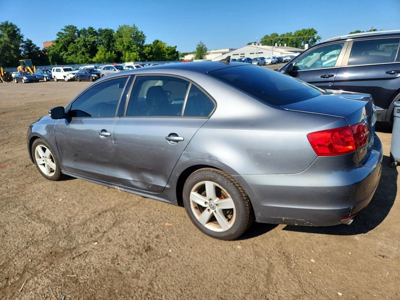 2012 Volkswagen Jetta Tdi Gray vin: 3VWLL7AJ8CM093997