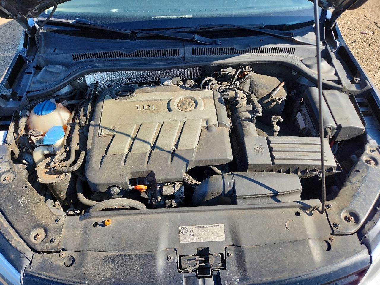 2012 Volkswagen Jetta Tdi Gray vin: 3VWLL7AJ8CM093997