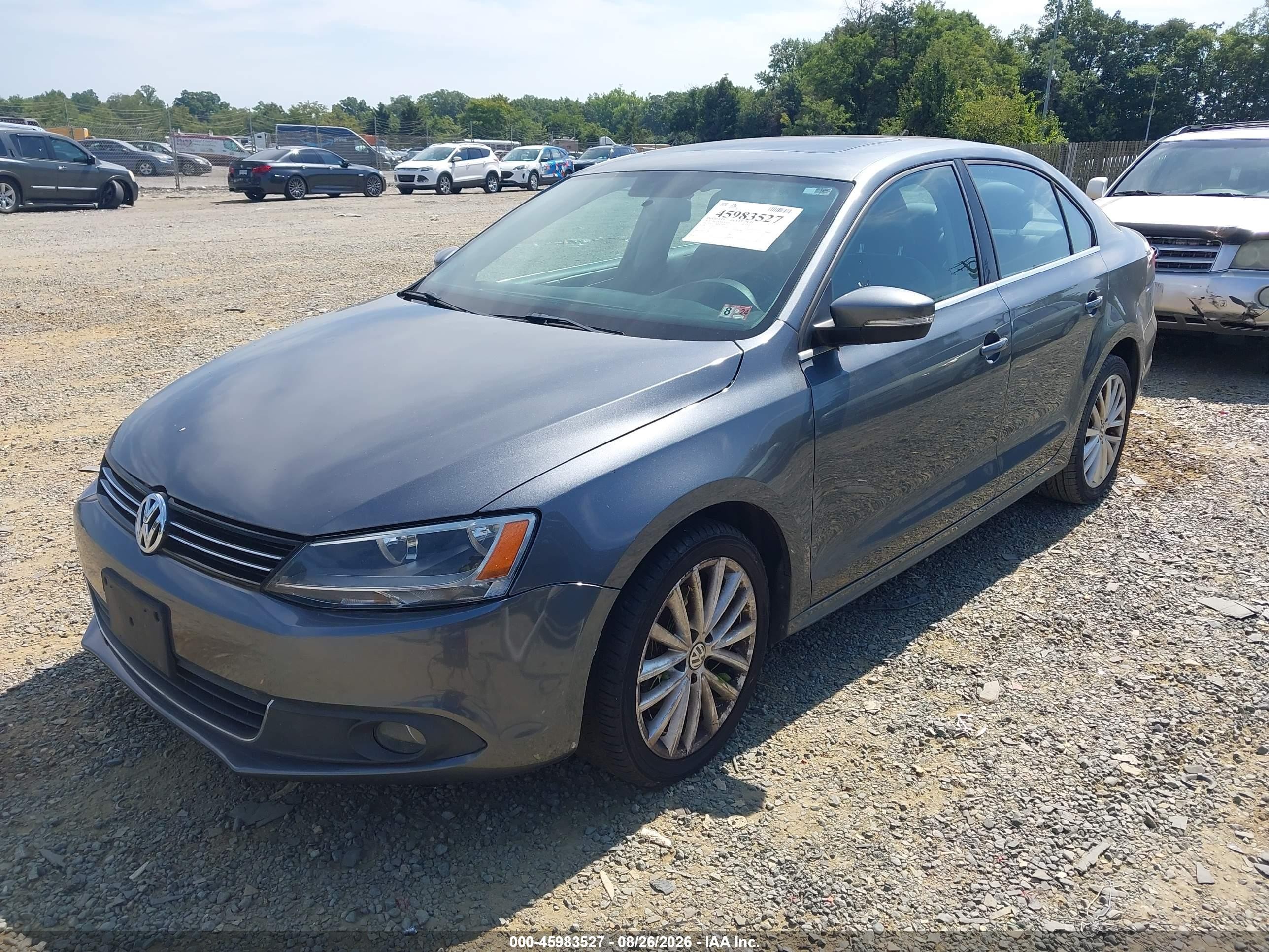 2013 Volkswagen Jetta 2.0l Tdi Gray vin: 3VWLL7AJ8DM246671