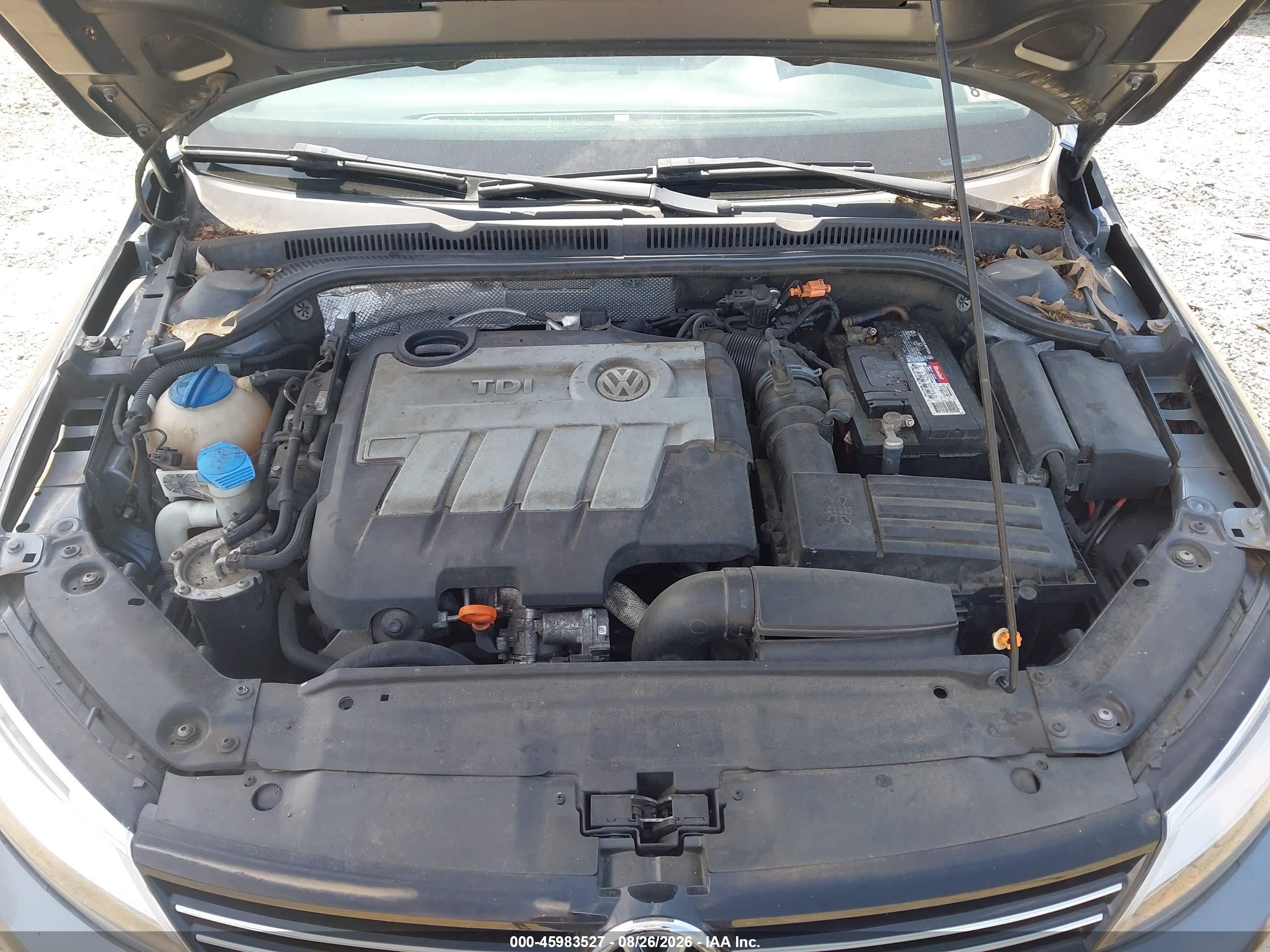 2013 Volkswagen Jetta 2.0l Tdi Gray vin: 3VWLL7AJ8DM246671