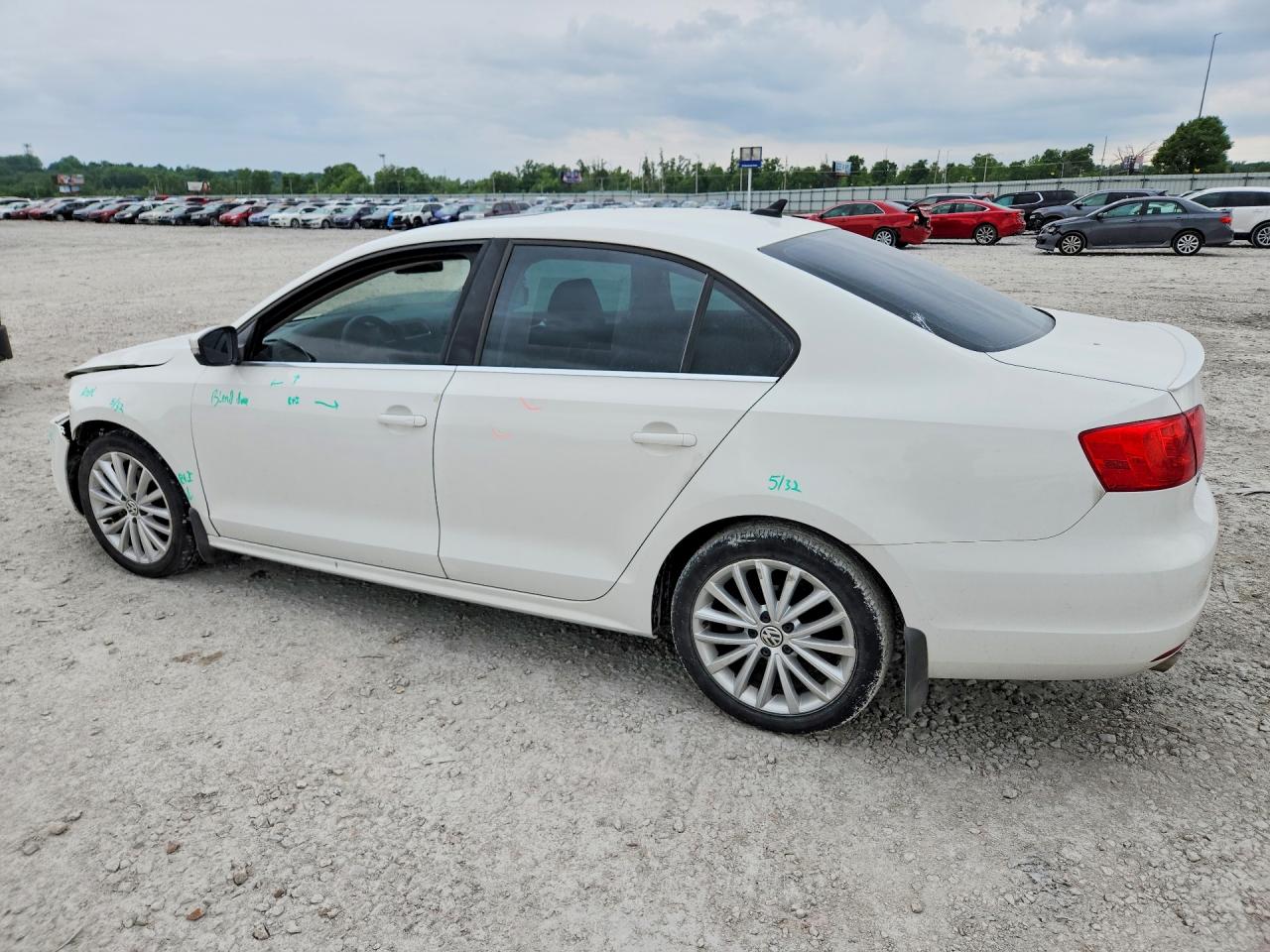 2013 Volkswagen Jetta Tdi White vin: 3VWLL7AJ8DM275877