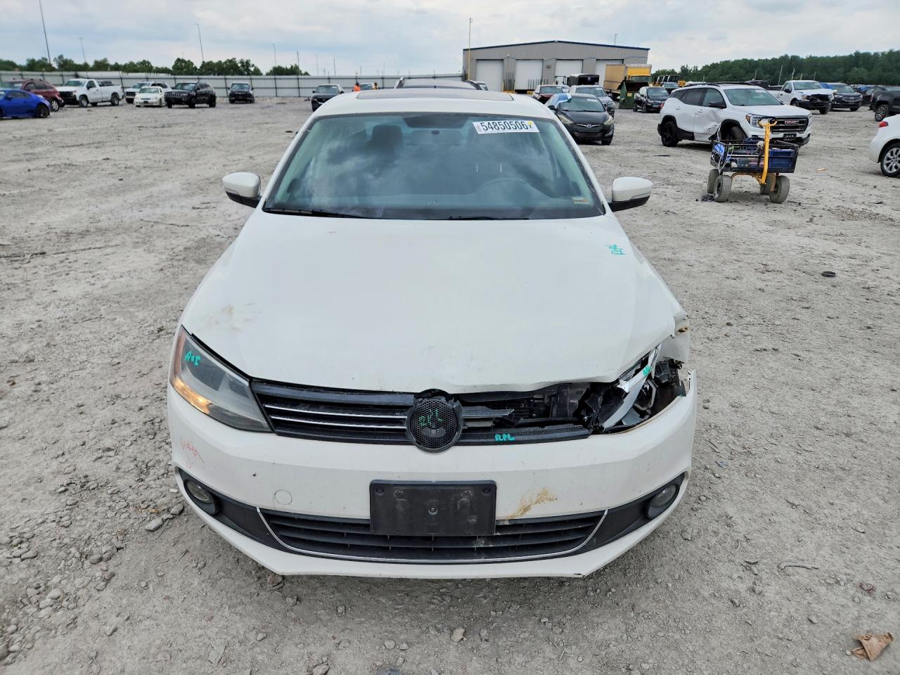 2013 Volkswagen Jetta Tdi White vin: 3VWLL7AJ8DM275877