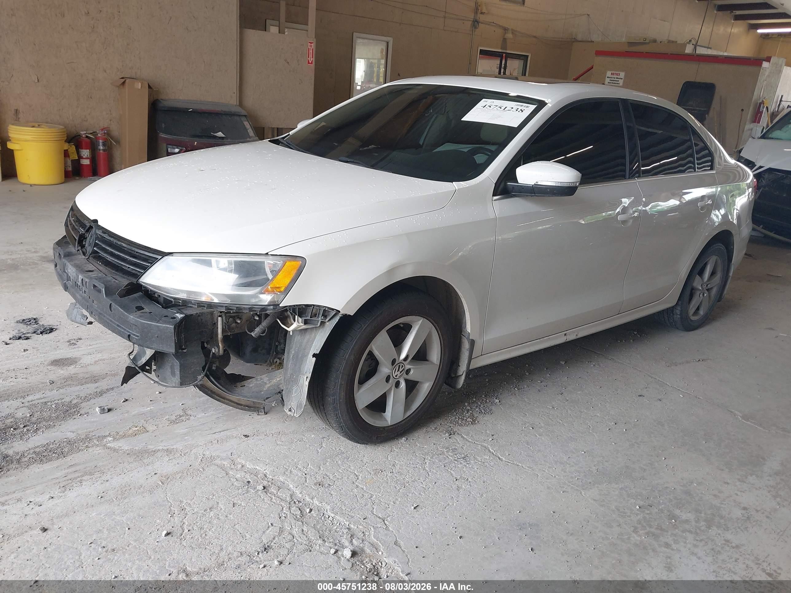 2013 Volkswagen Jetta 2.0l Tdi Белый vin: 3VWLL7AJ8DM292789