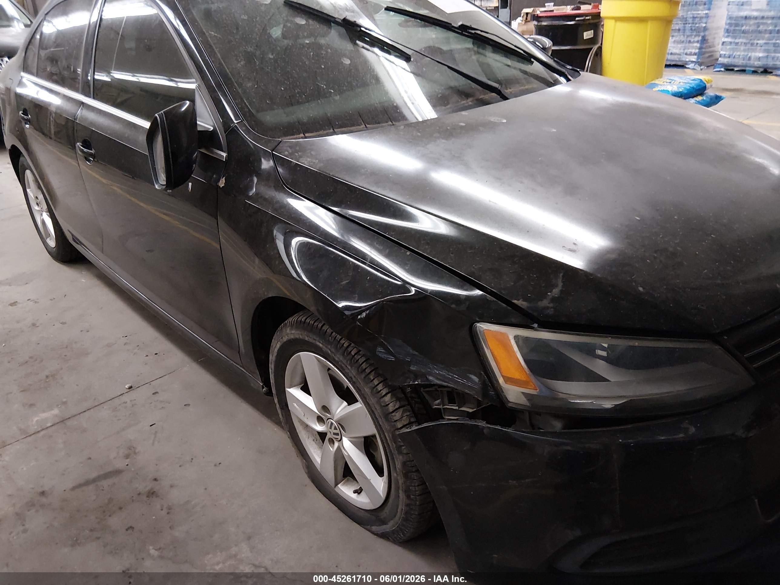 2013 Volkswagen Jetta 2.0l Tdi Black vin: 3VWLL7AJ8DM410582