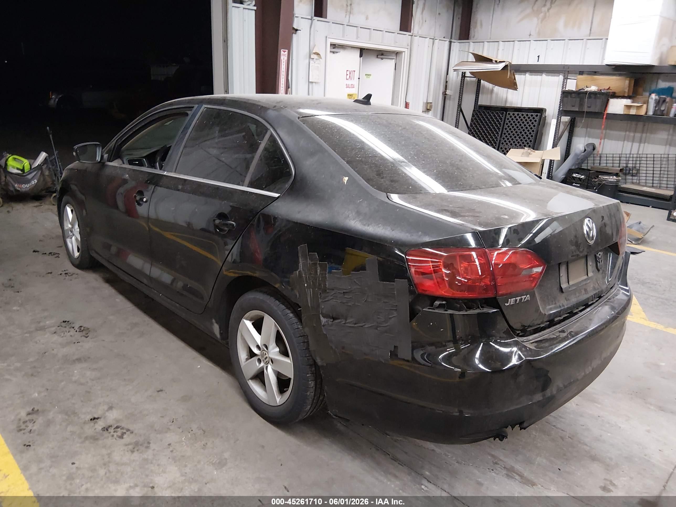 2013 Volkswagen Jetta 2.0l Tdi Black vin: 3VWLL7AJ8DM410582