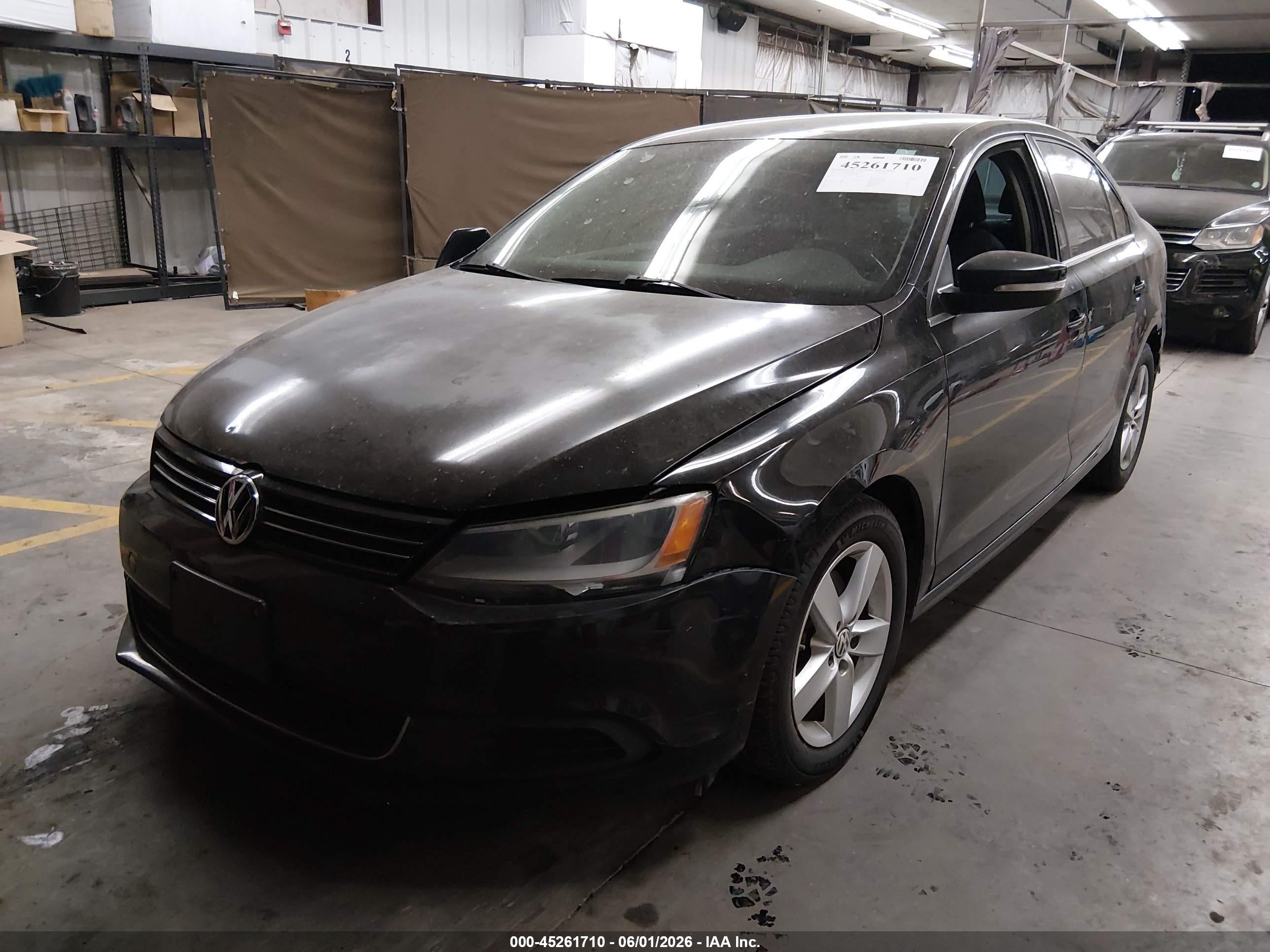 2013 Volkswagen Jetta 2.0l Tdi Black vin: 3VWLL7AJ8DM410582