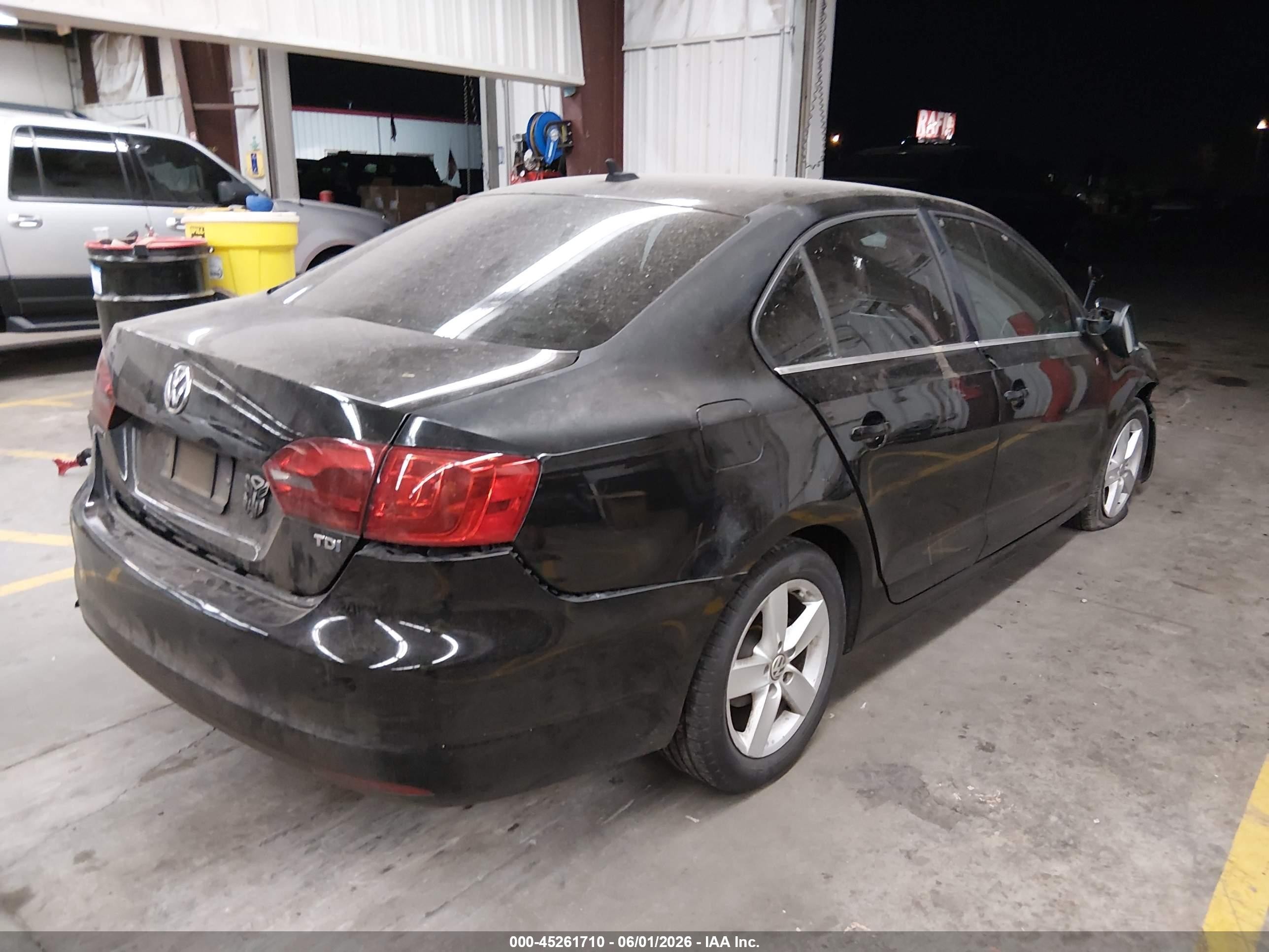 2013 Volkswagen Jetta 2.0l Tdi Black vin: 3VWLL7AJ8DM410582