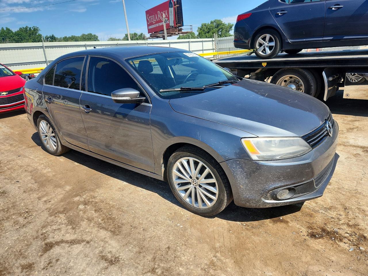 2013 Volkswagen Jetta Tdi Gray vin: 3VWLL7AJ8DM430072