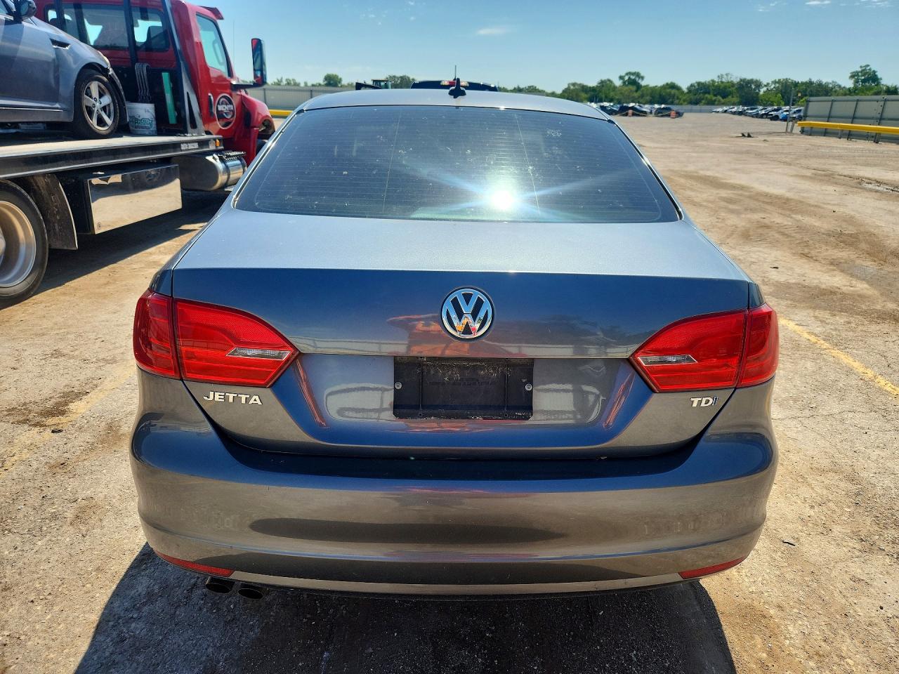 2013 Volkswagen Jetta Tdi Gray vin: 3VWLL7AJ8DM430072