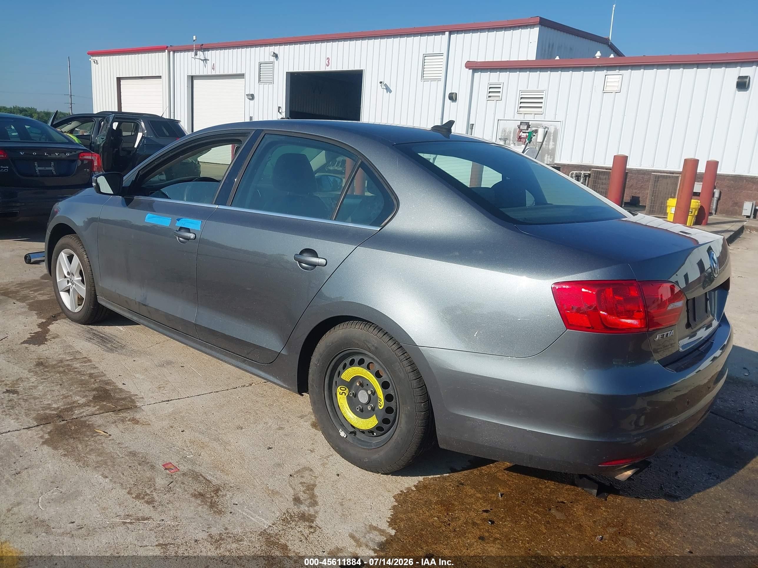 2014 Volkswagen Jetta 2.0l Tdi/2.0l Tdi Value Edition Gray vin: 3VWLL7AJ8EM233615