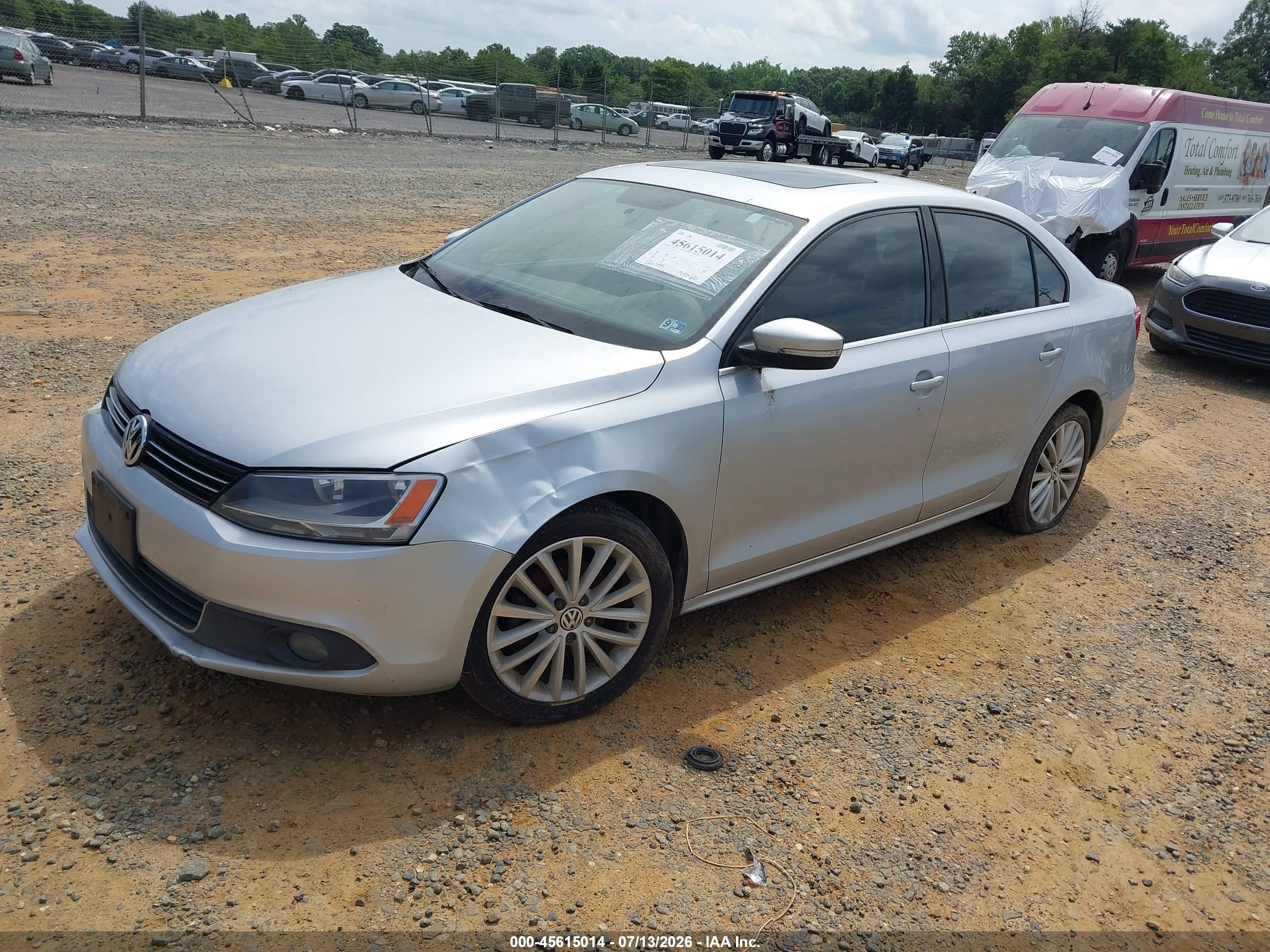 2014 Volkswagen Jetta 2.0l Tdi Silver vin: 3VWLL7AJ8EM321340