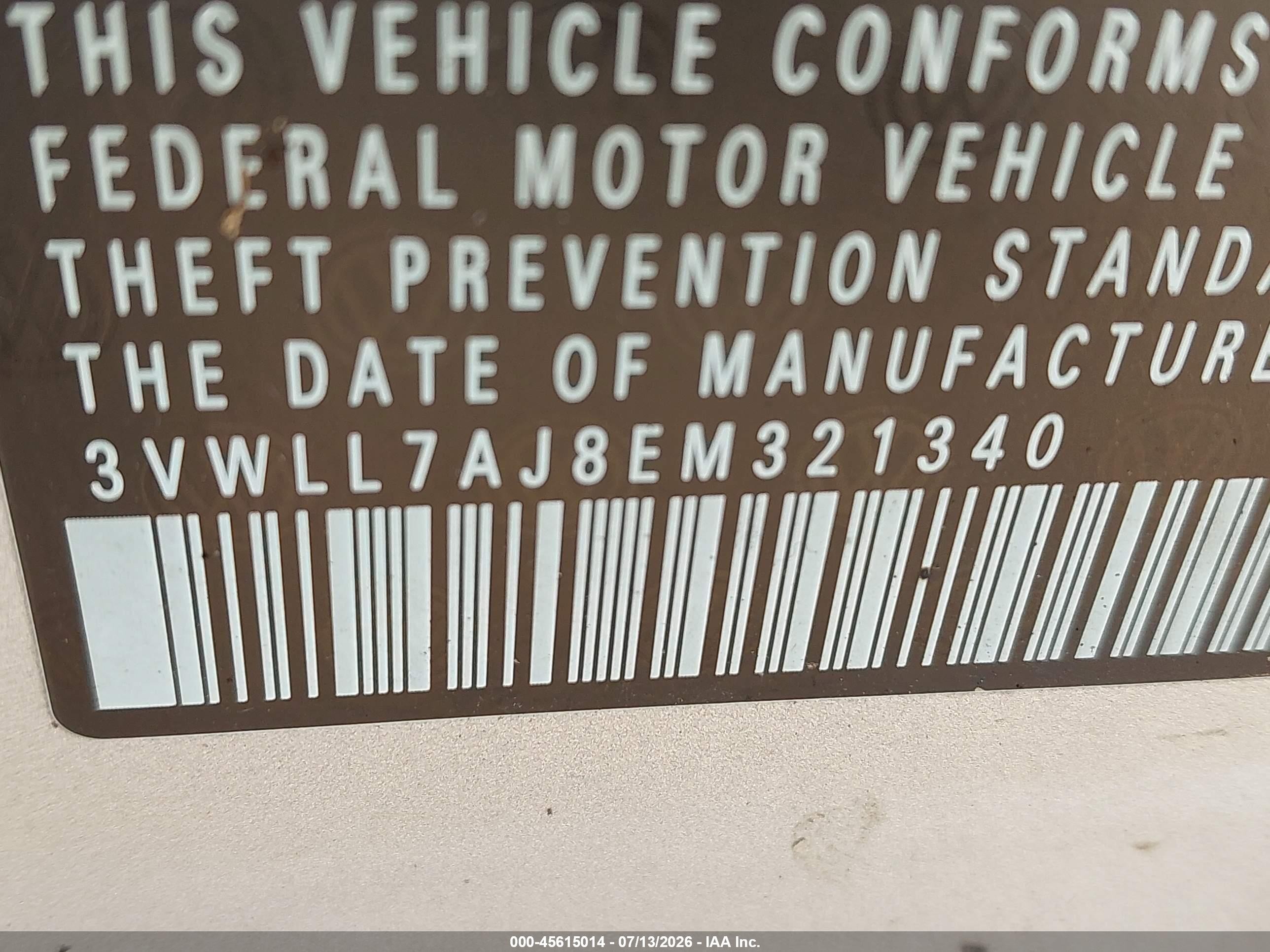 2014 Volkswagen Jetta 2.0l Tdi Silver vin: 3VWLL7AJ8EM321340