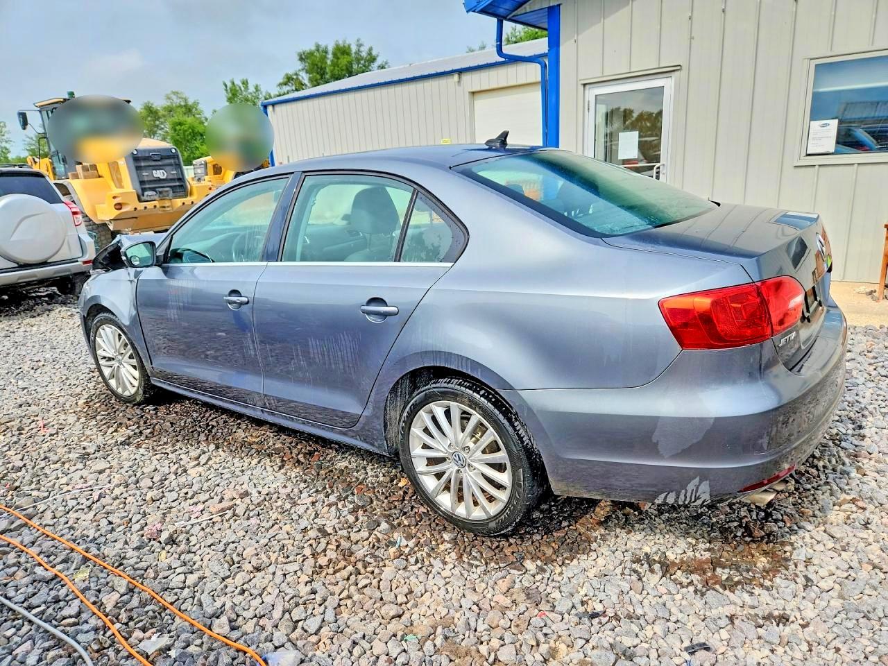 2014 Volkswagen Jetta Tdi Gray vin: 3VWLL7AJ8EM350868