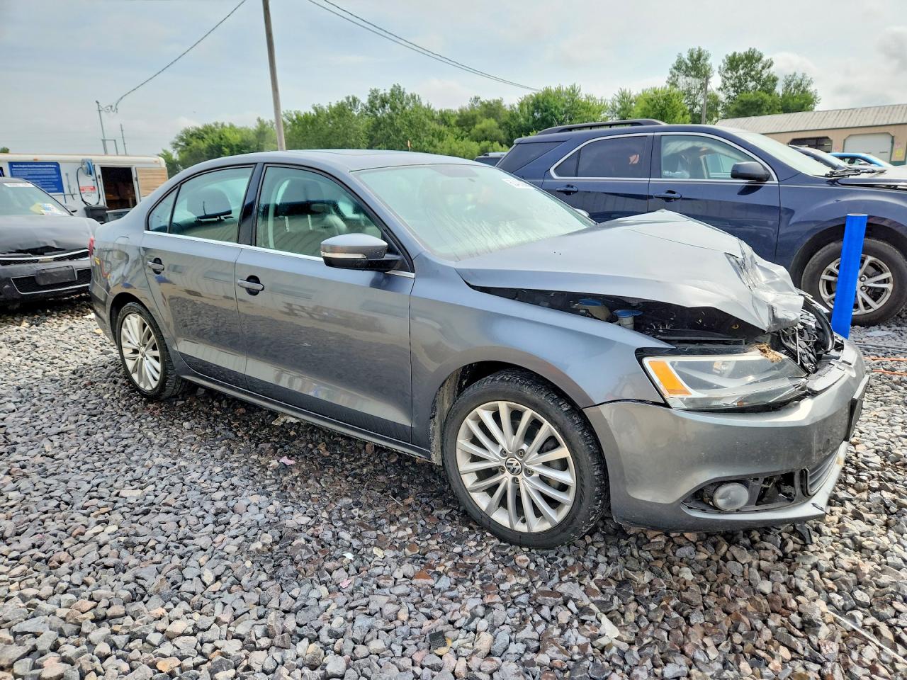 2014 Volkswagen Jetta Tdi Gray vin: 3VWLL7AJ8EM350868