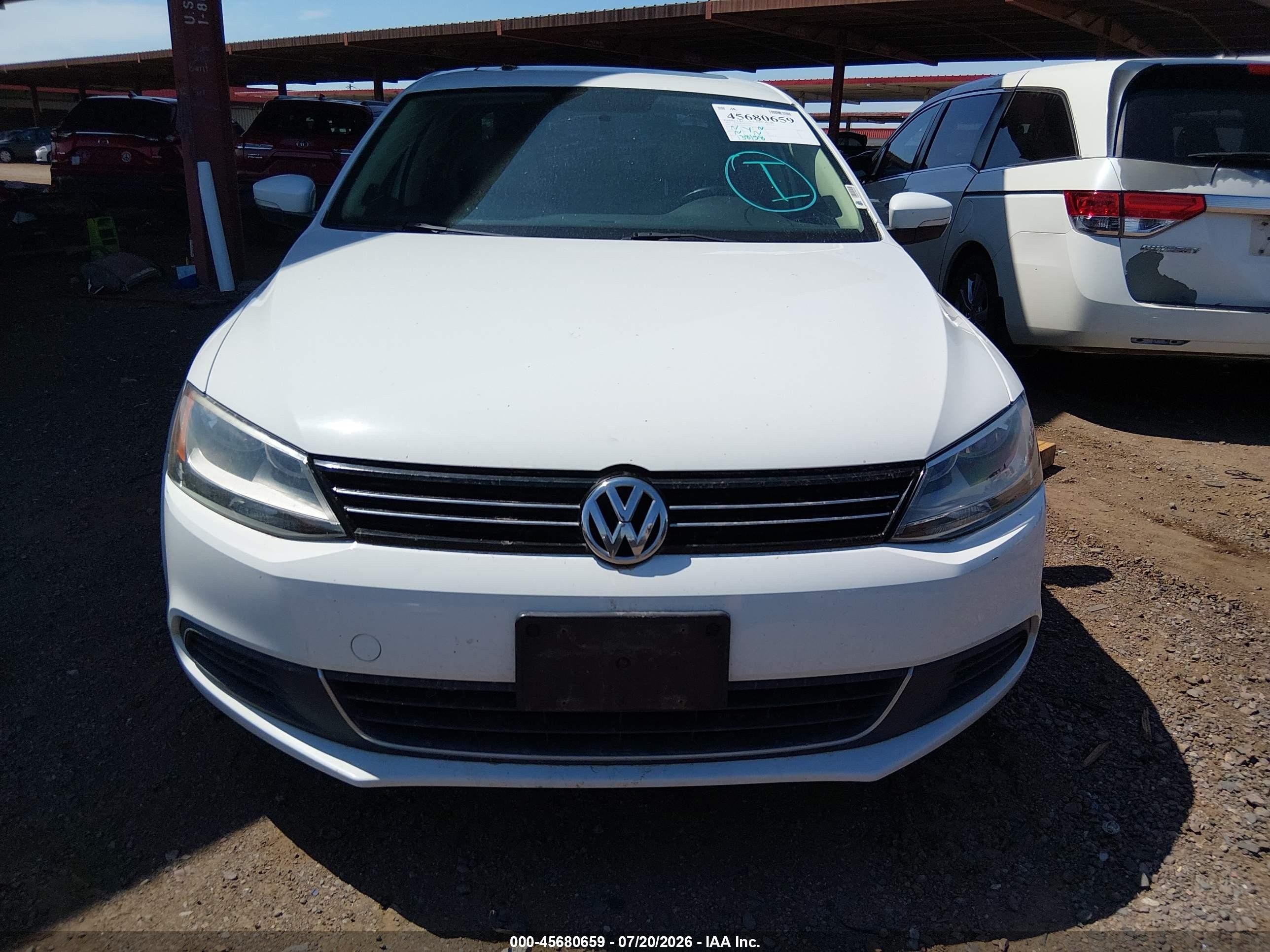 2014 Volkswagen Jetta 2.0l Tdi Белый vin: 3VWLL7AJ8EM435547