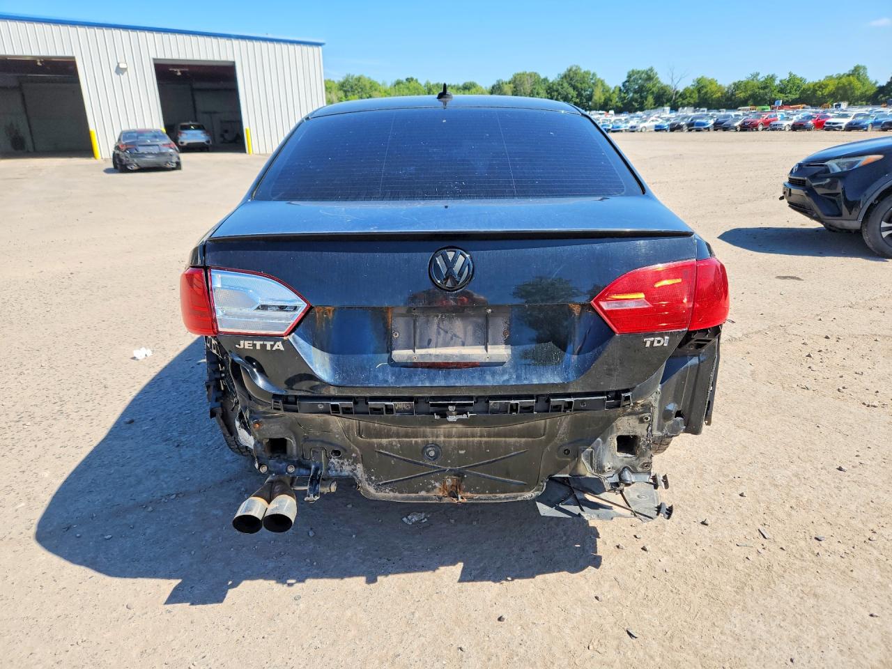 2011 Volkswagen Jetta Tdi Black vin: 3VWLL7AJ9BM033273