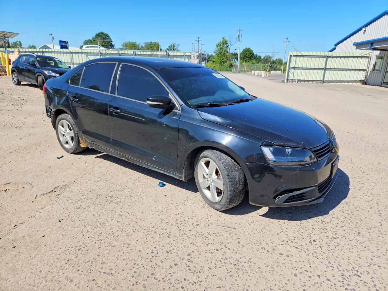 2011 Volkswagen Jetta Tdi Black vin: 3VWLL7AJ9BM033273