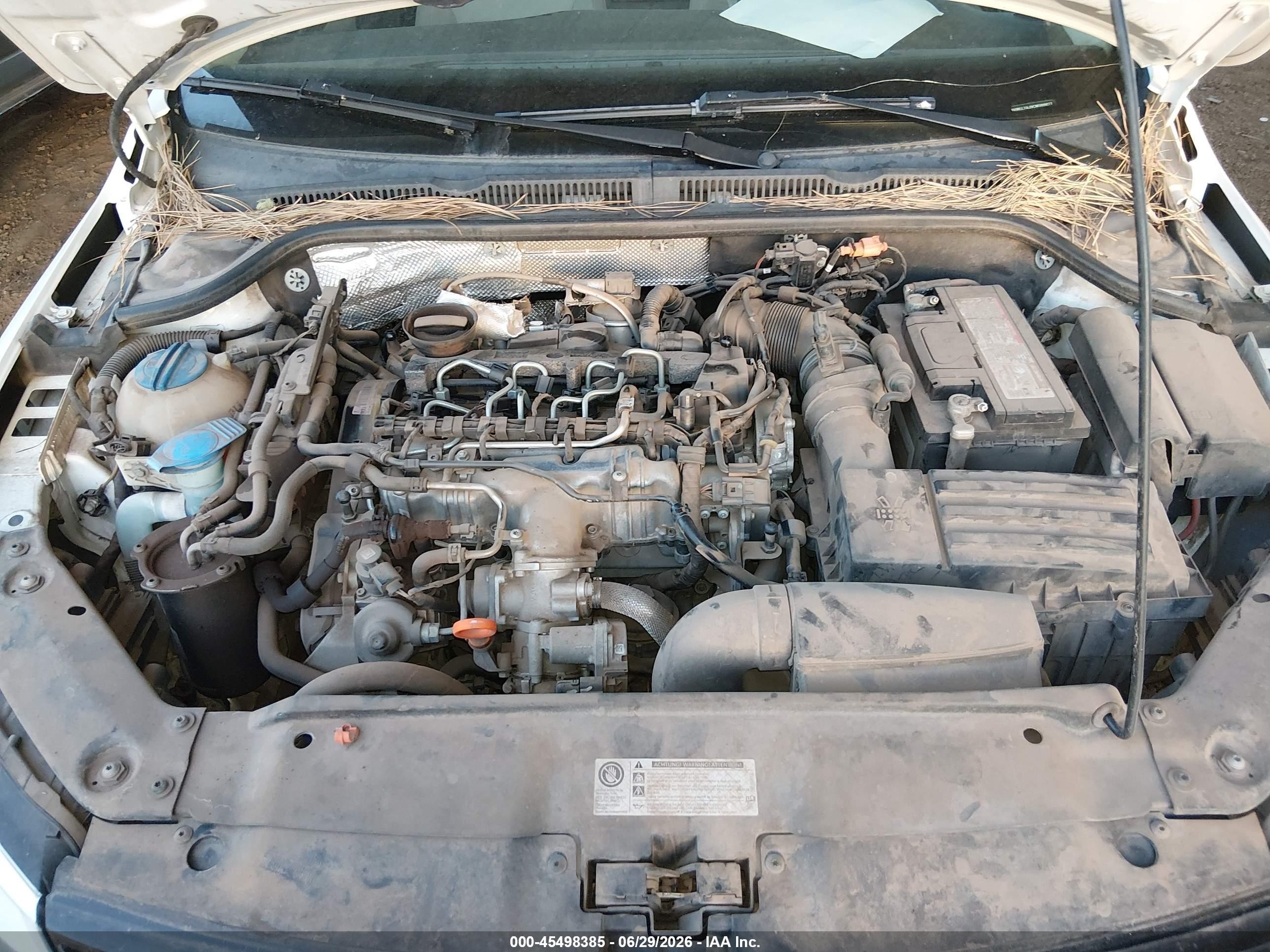 2012 Volkswagen Jetta 2.0l Tdi Белый vin: 3VWLL7AJ9CM369877