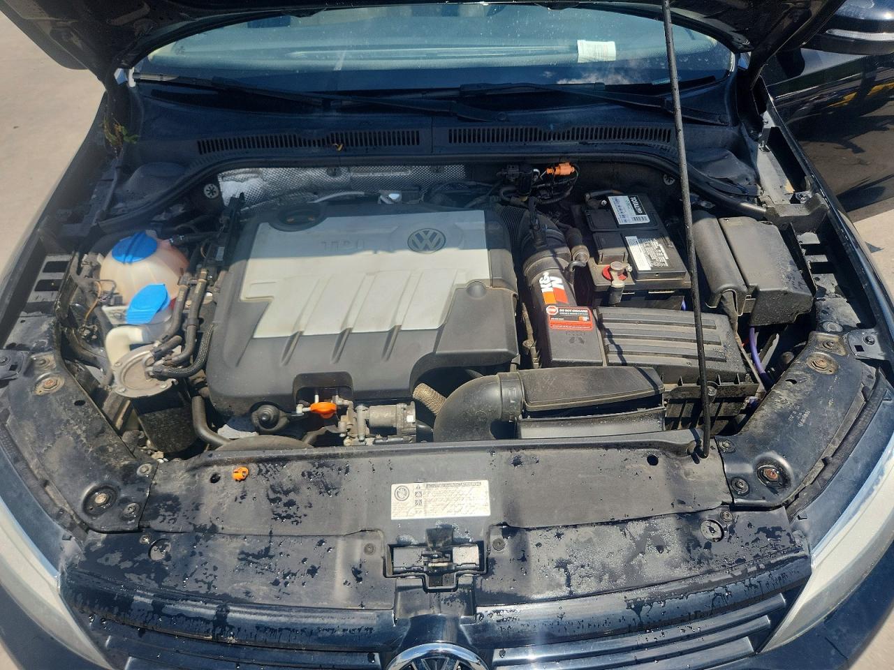 2012 Volkswagen Jetta Tdi Black vin: 3VWLL7AJ9CM423355