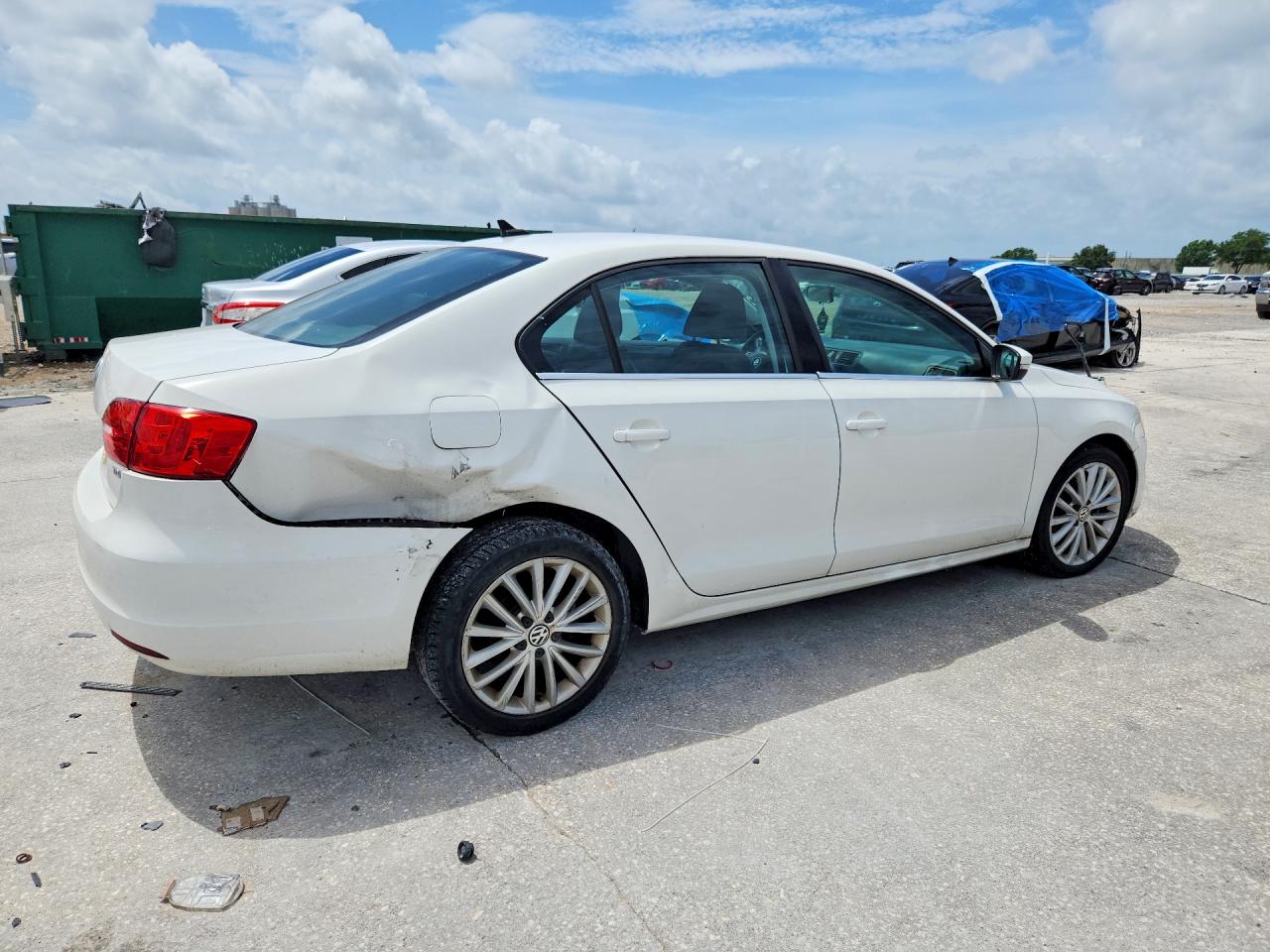 2013 Volkswagen Jetta Tdi White vin: 3VWLL7AJ9DM360730