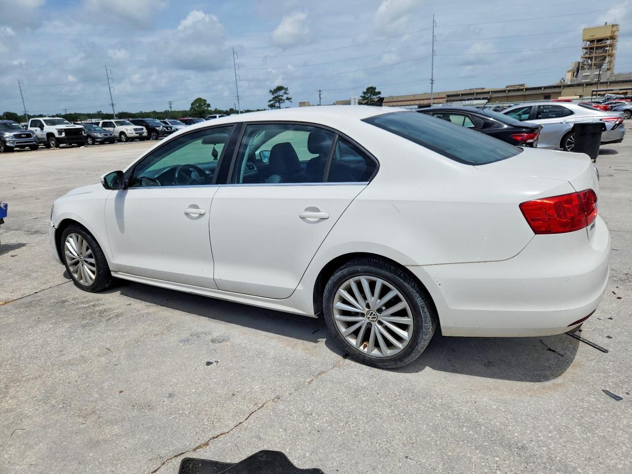 2013 Volkswagen Jetta Tdi White vin: 3VWLL7AJ9DM360730