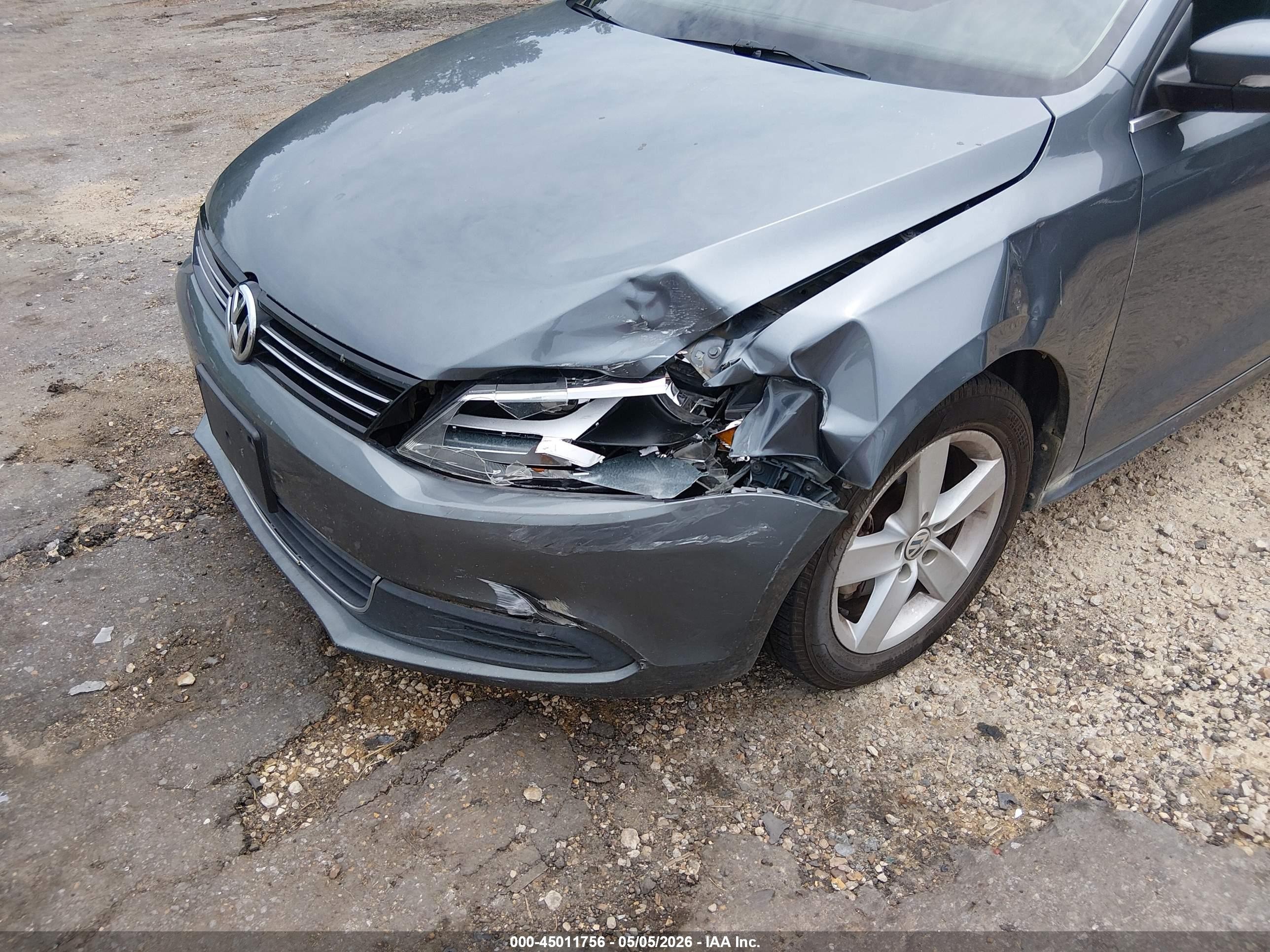 2013 Volkswagen Jetta 2.0l Tdi Gray vin: 3VWLL7AJ9DM387135