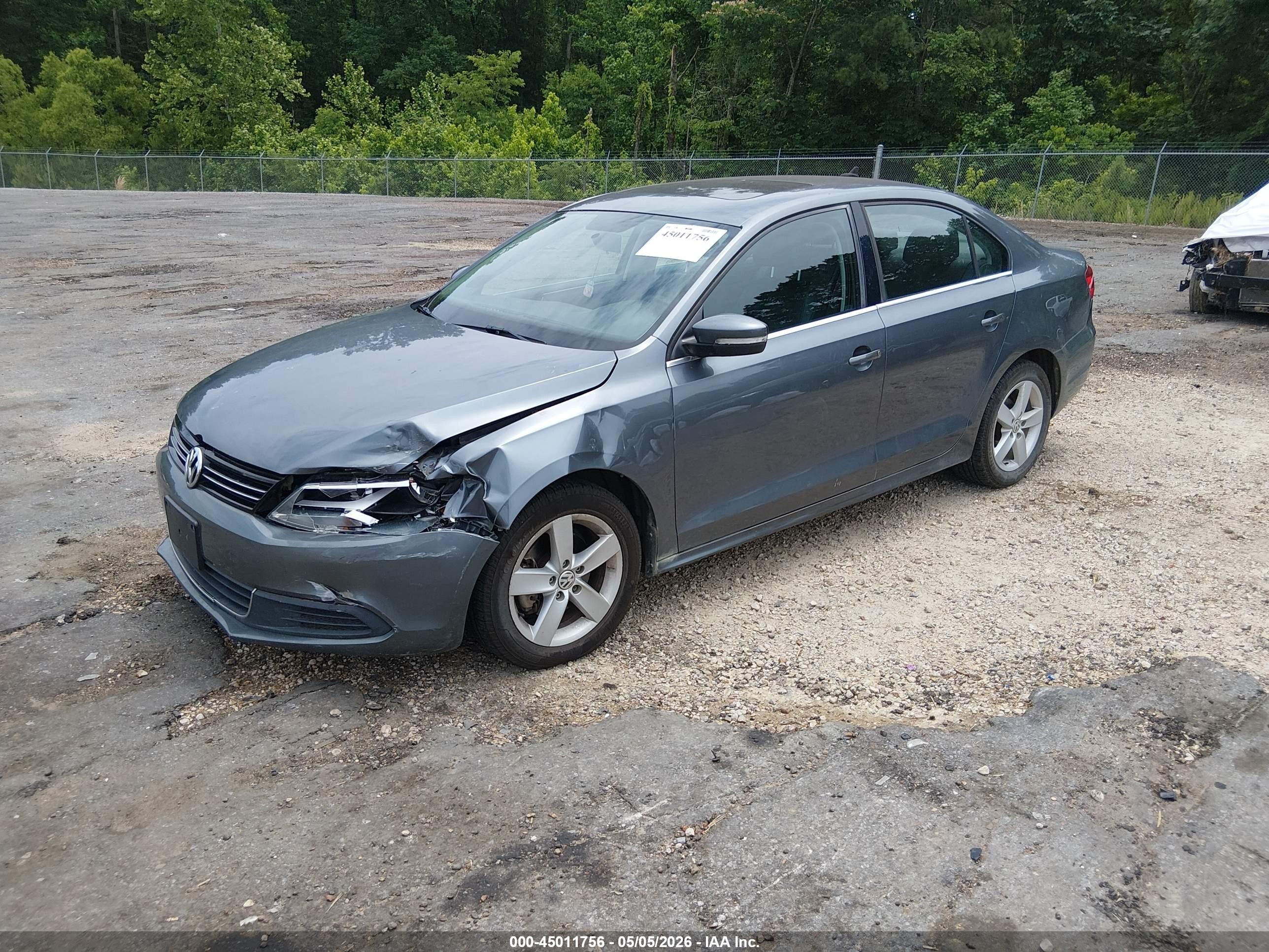 2013 Volkswagen Jetta 2.0l Tdi Gray vin: 3VWLL7AJ9DM387135