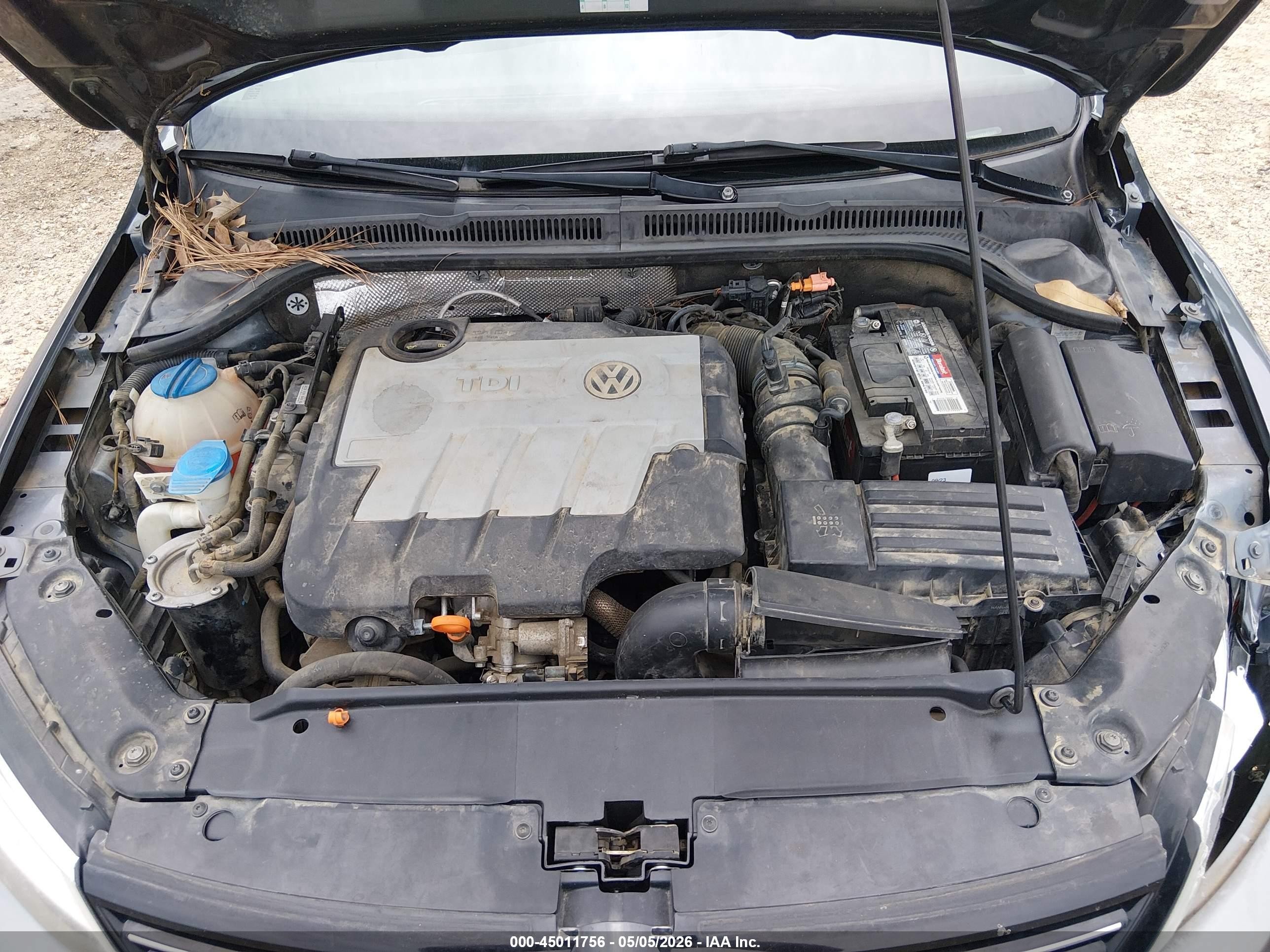 2013 Volkswagen Jetta 2.0l Tdi Gray vin: 3VWLL7AJ9DM387135