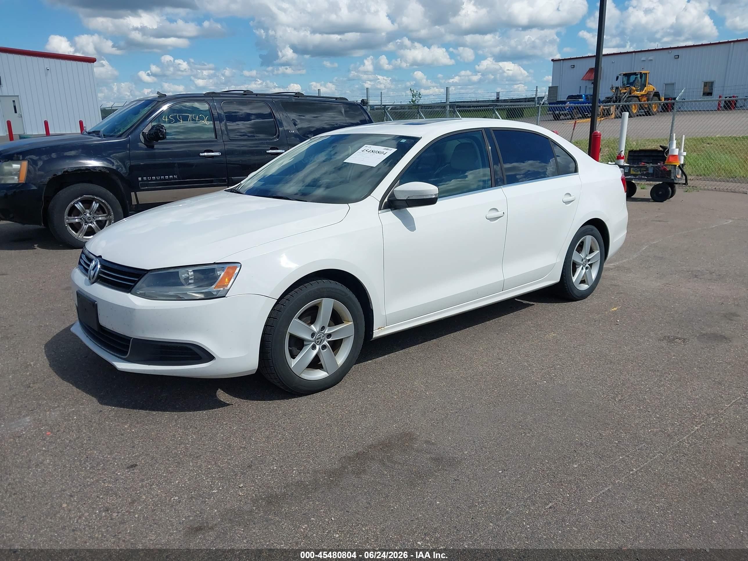 2013 Volkswagen Jetta 2.0l Tdi White vin: 3VWLL7AJ9DM420134