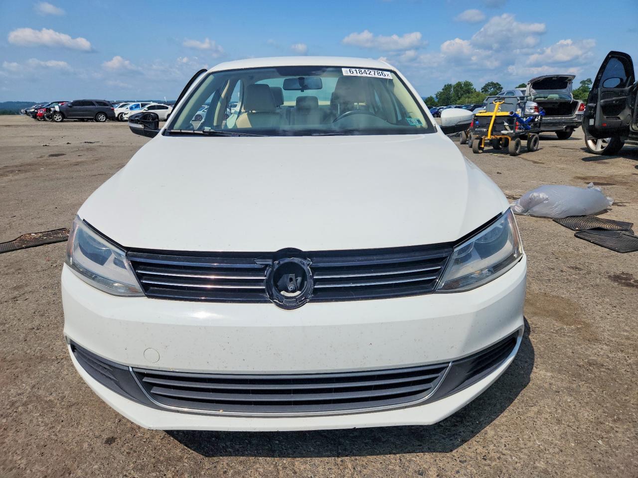 2014 Volkswagen Jetta Tdi White vin: 3VWLL7AJ9EM280006
