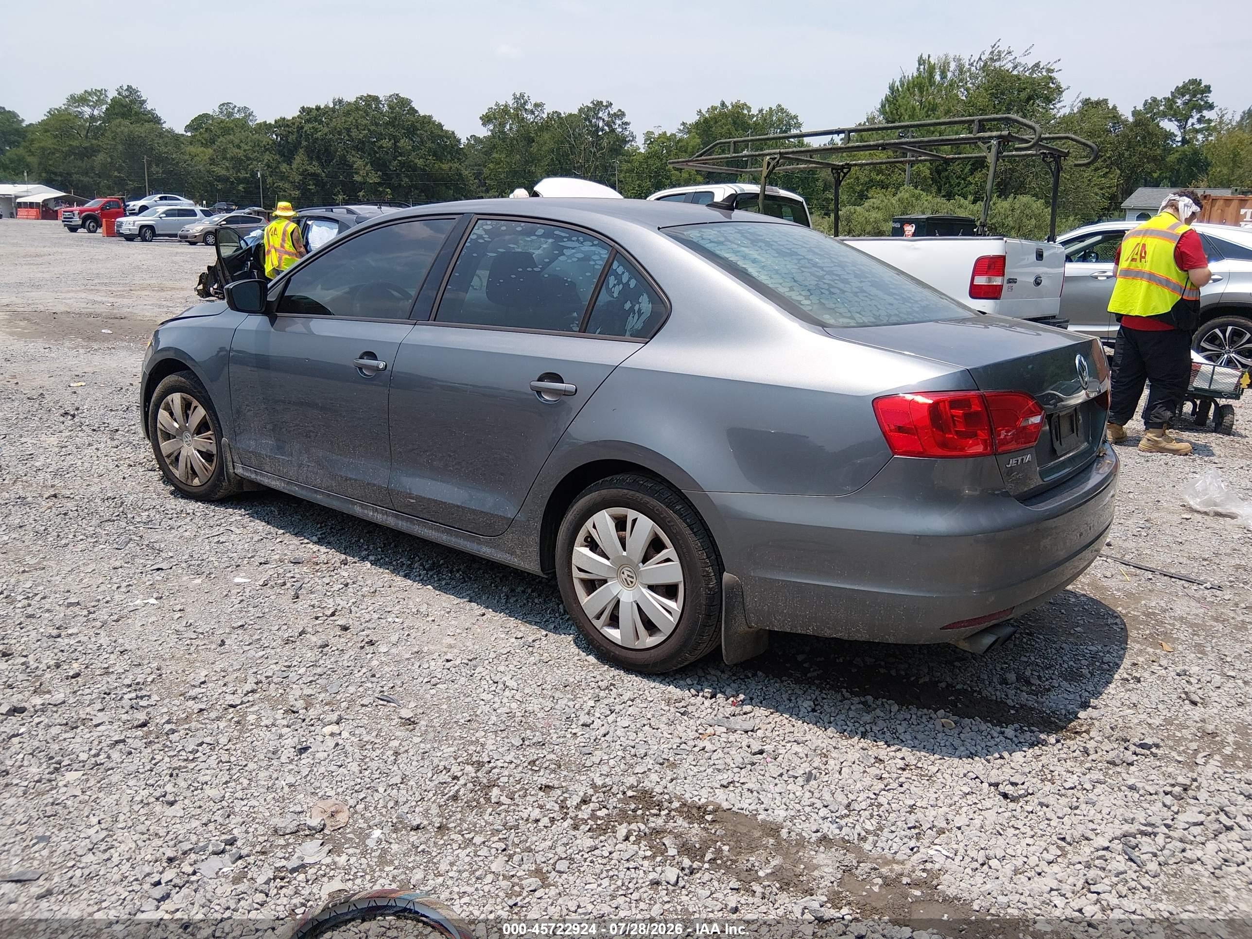 2014 Volkswagen Jetta 2.0l Tdi Value Edition Gray vin: 3VWLL7AJ9EM322397