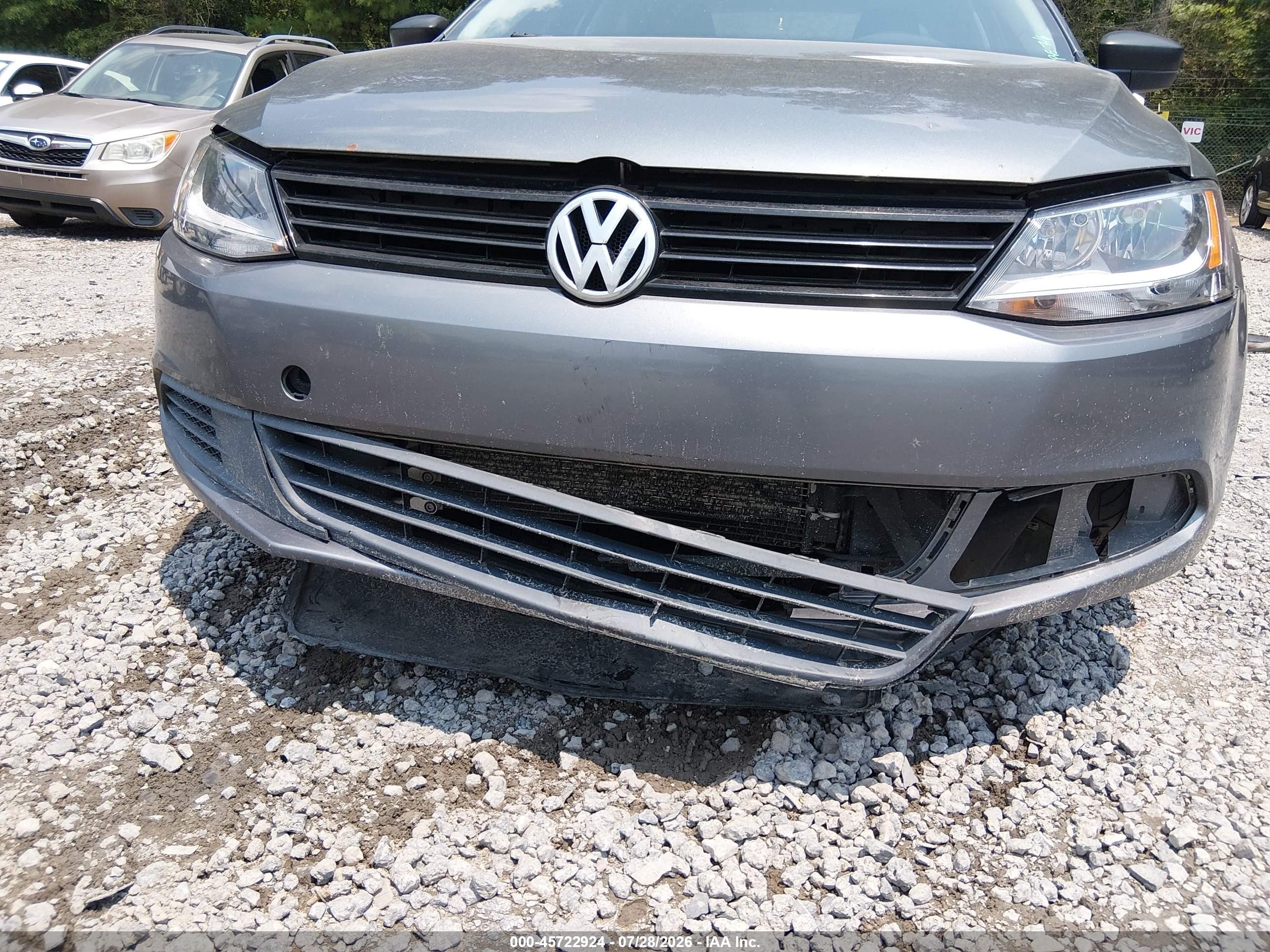 2014 Volkswagen Jetta 2.0l Tdi Value Edition Gray vin: 3VWLL7AJ9EM322397