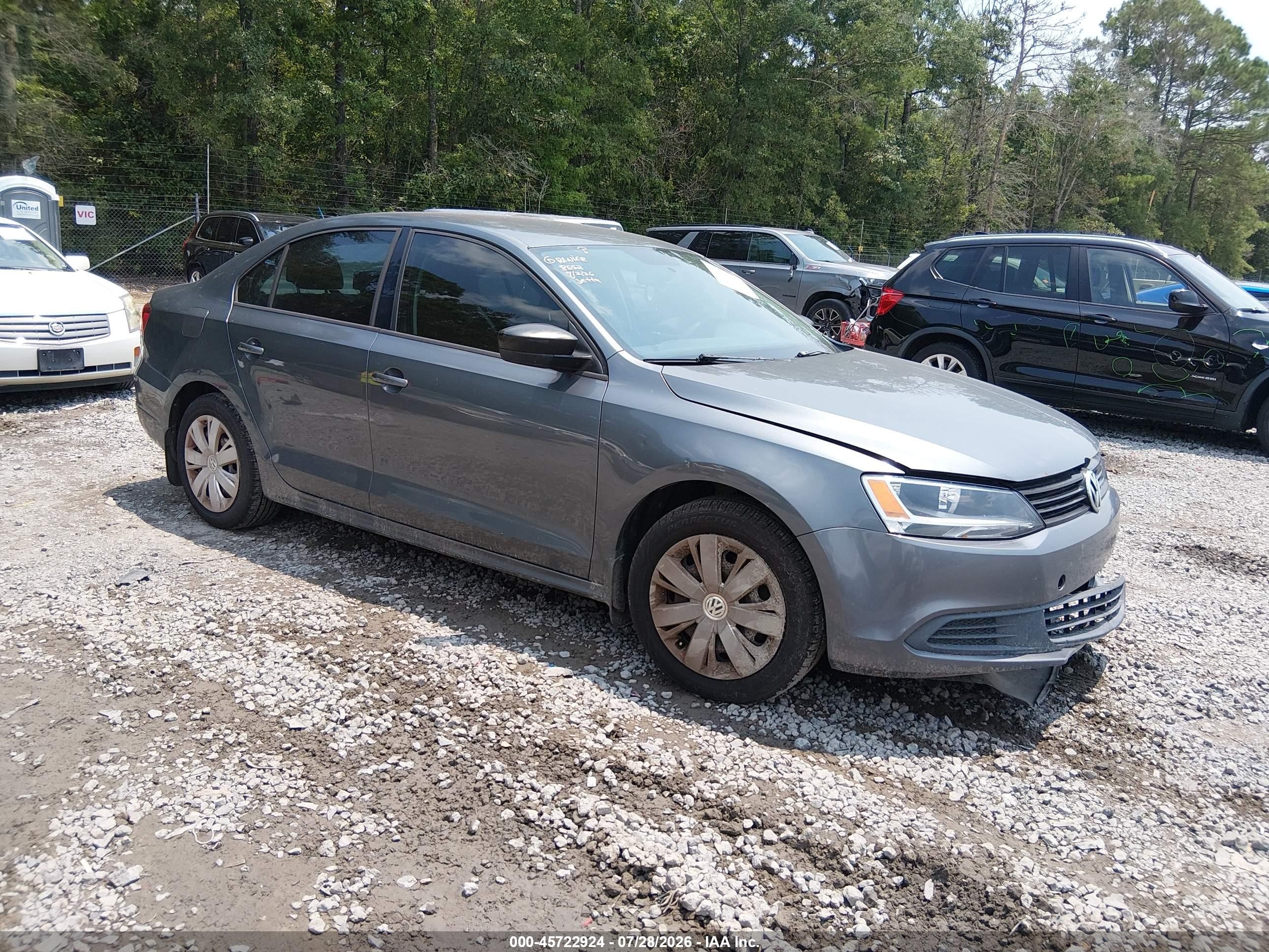 2014 Volkswagen Jetta 2.0l Tdi Value Edition Gray vin: 3VWLL7AJ9EM322397