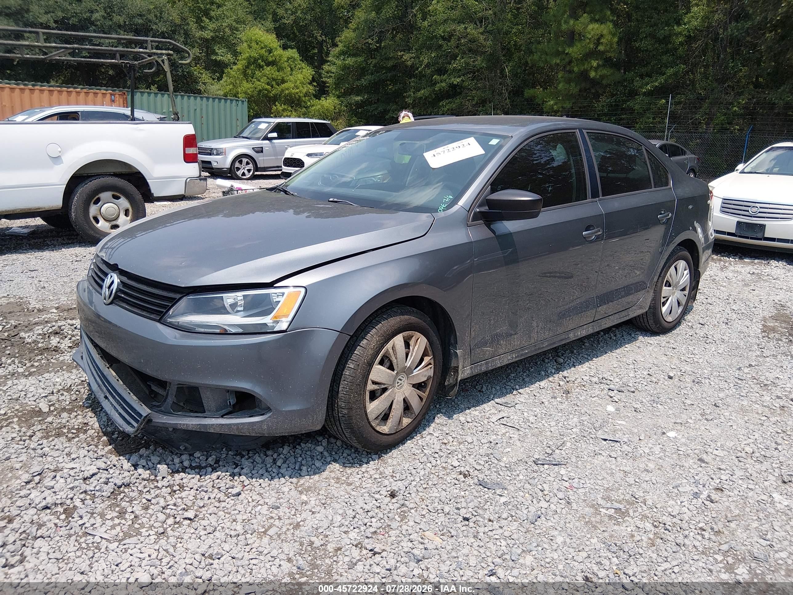 2014 Volkswagen Jetta 2.0l Tdi Value Edition Gray vin: 3VWLL7AJ9EM322397