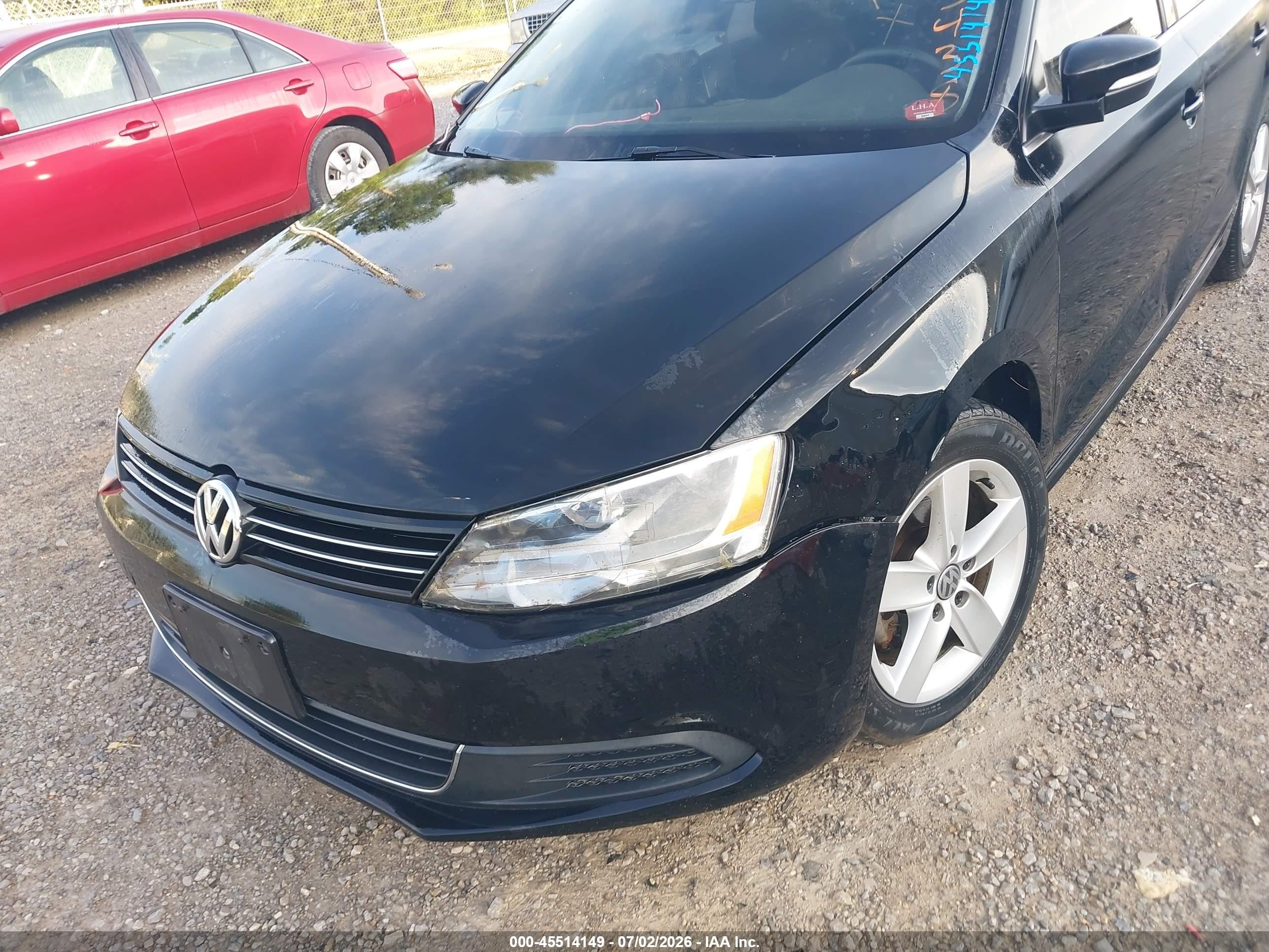 2014 Volkswagen Jetta 2.0l Tdi Черный vin: 3VWLL7AJ9EM353438