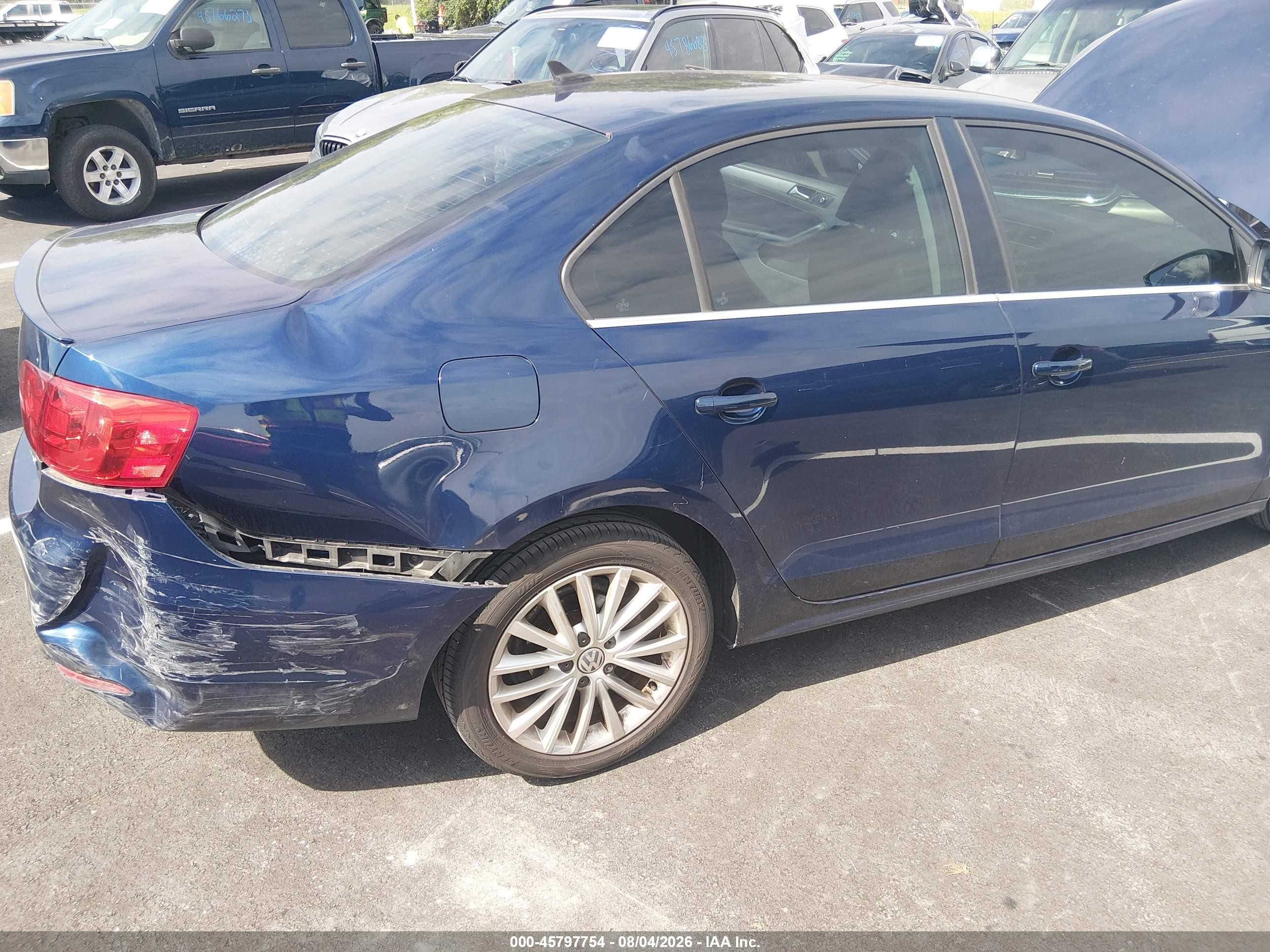 2014 Volkswagen Jetta 2.0l Tdi Blue vin: 3VWLL7AJ9EM394071