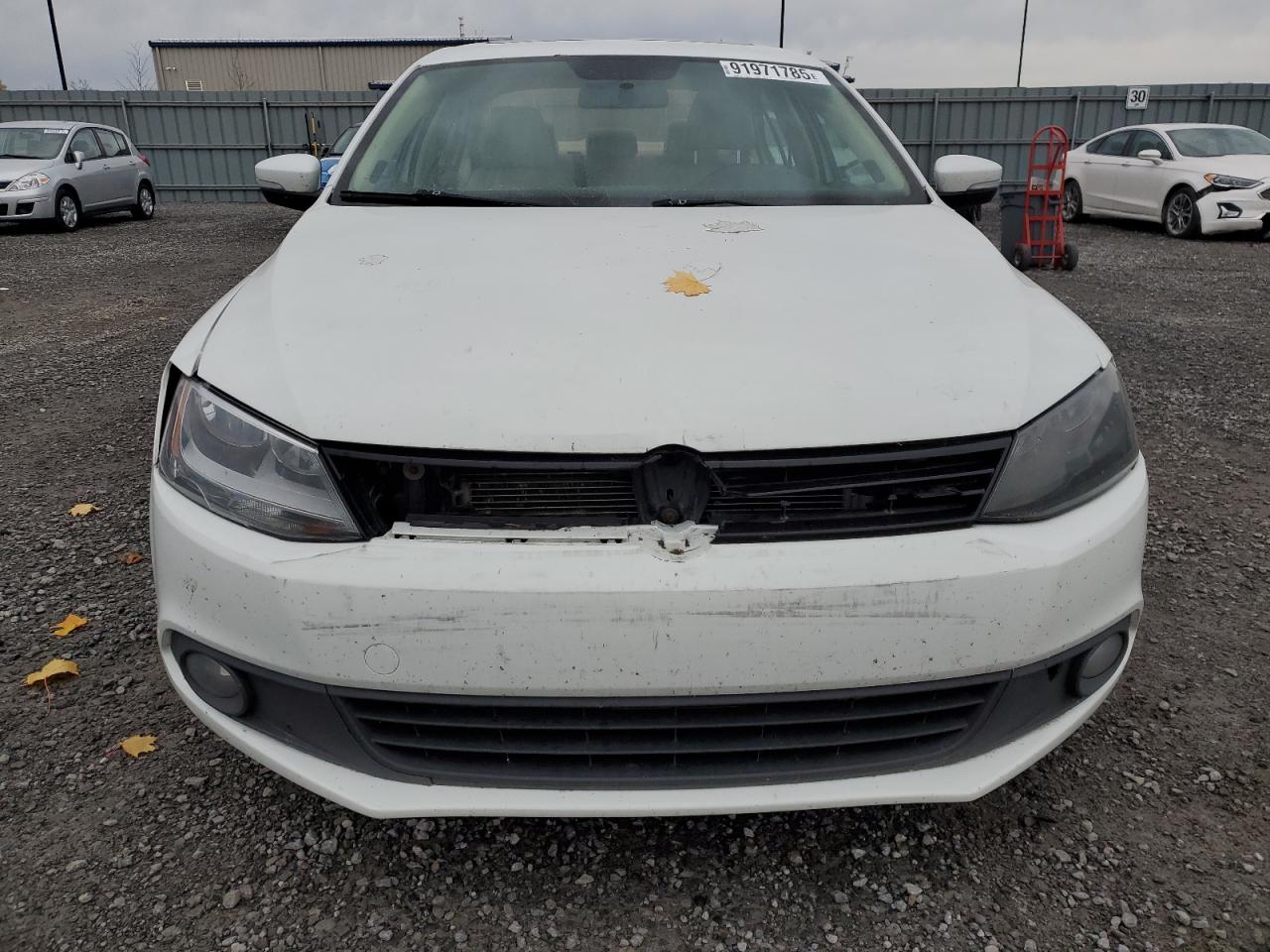 2014 Volkswagen Jetta Tdi White vin: 3VWLL7AJ9EM402833
