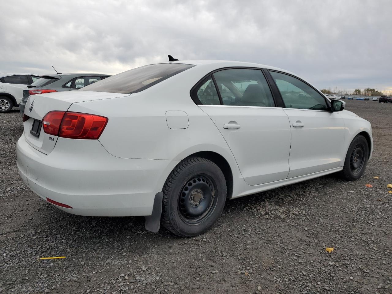 2014 Volkswagen Jetta Tdi White vin: 3VWLL7AJ9EM402833