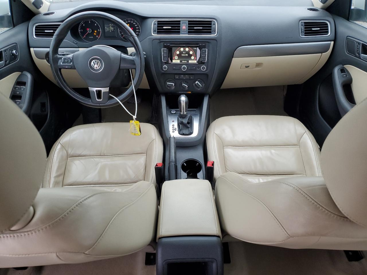 2014 Volkswagen Jetta Tdi White vin: 3VWLL7AJ9EM402833