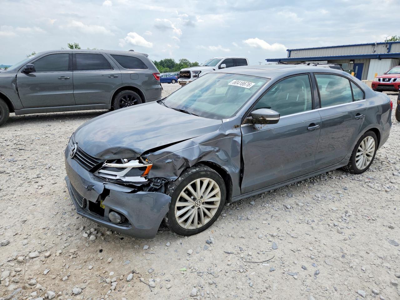 2014 Volkswagen Jetta Tdi Gray vin: 3VWLL7AJ9EM434083