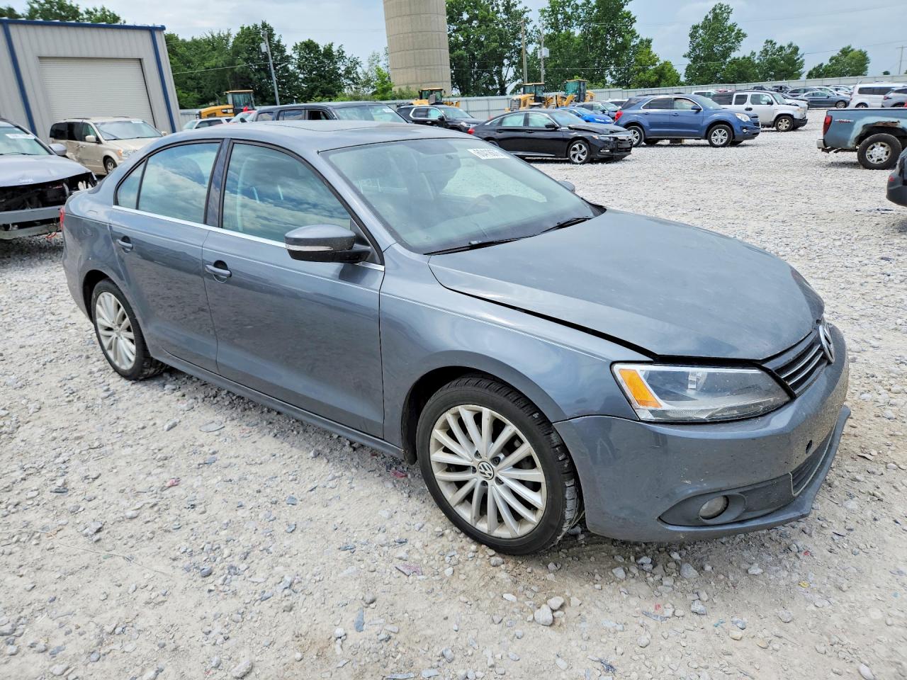 2014 Volkswagen Jetta Tdi Gray vin: 3VWLL7AJ9EM434083