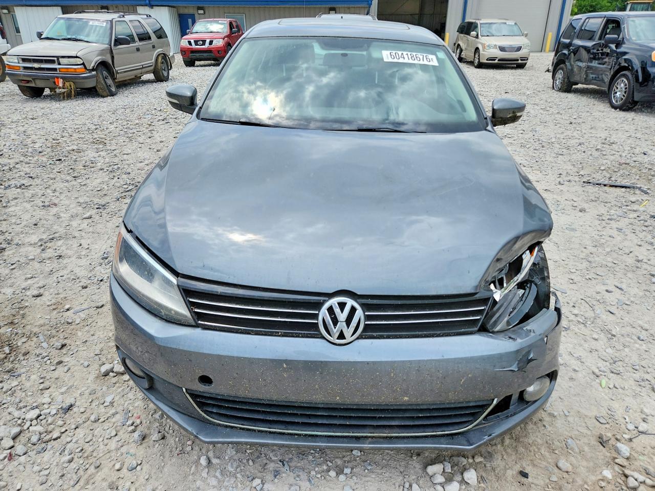 2014 Volkswagen Jetta Tdi Gray vin: 3VWLL7AJ9EM434083
