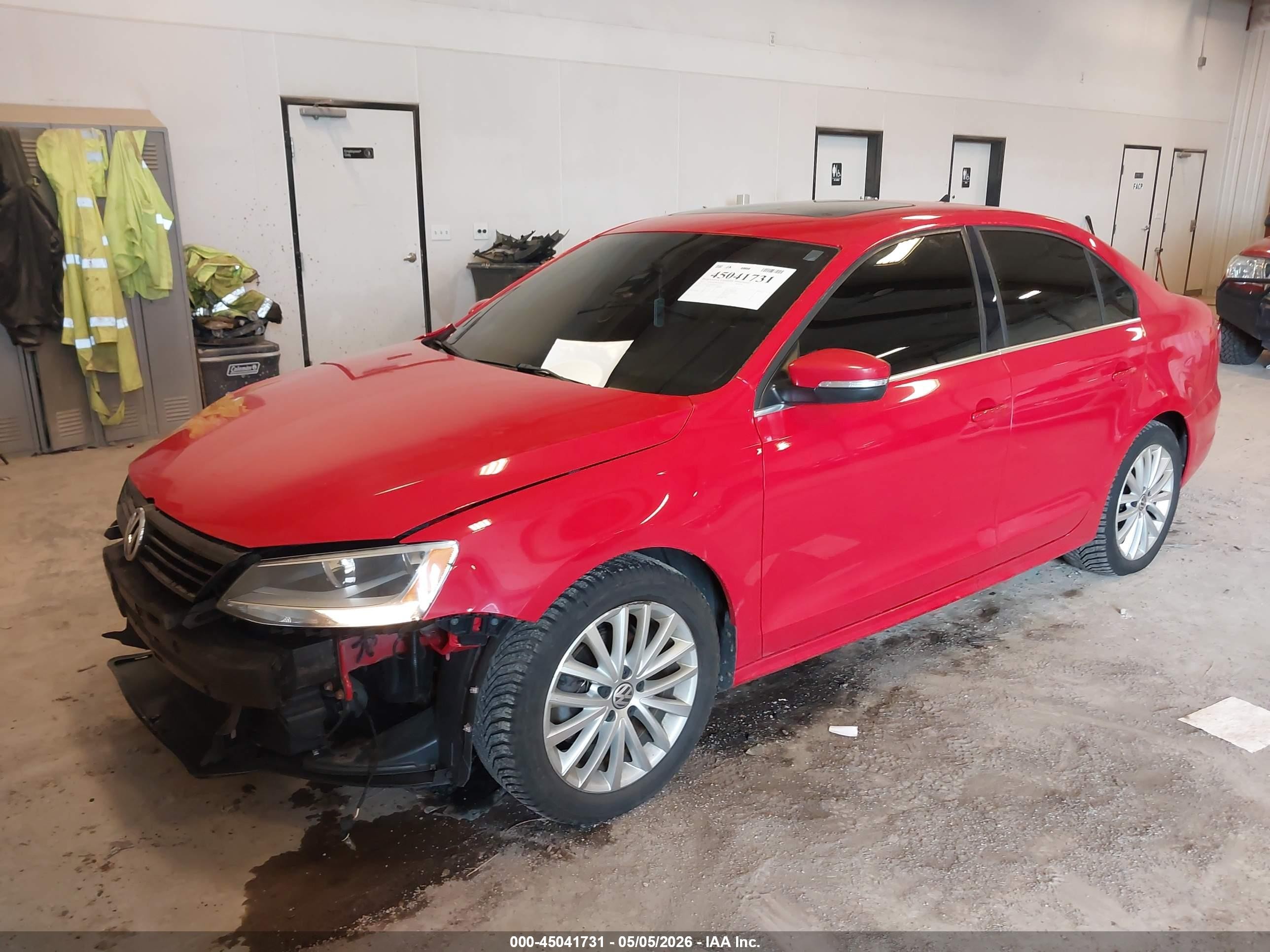 2014 Volkswagen Jetta 2.0l Tdi Красный vin: 3VWLL7AJ9EM434651