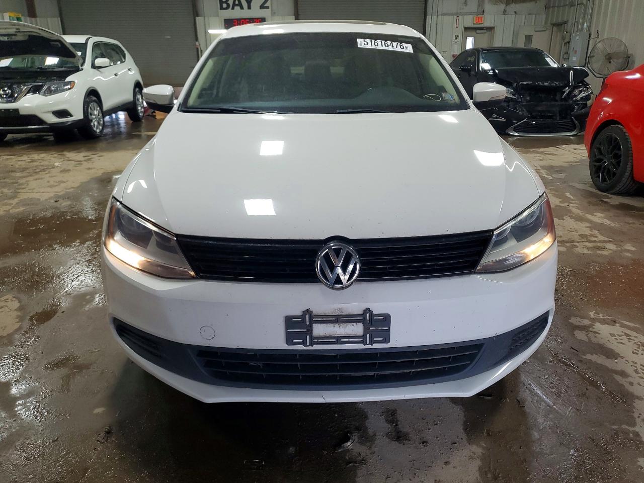 2012 Volkswagen Jetta Tdi White vin: 3VWLL7AJXCM417001