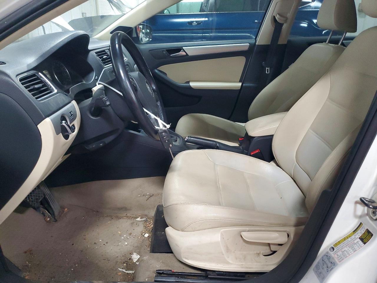 2012 Volkswagen Jetta Tdi White vin: 3VWLL7AJXCM417001